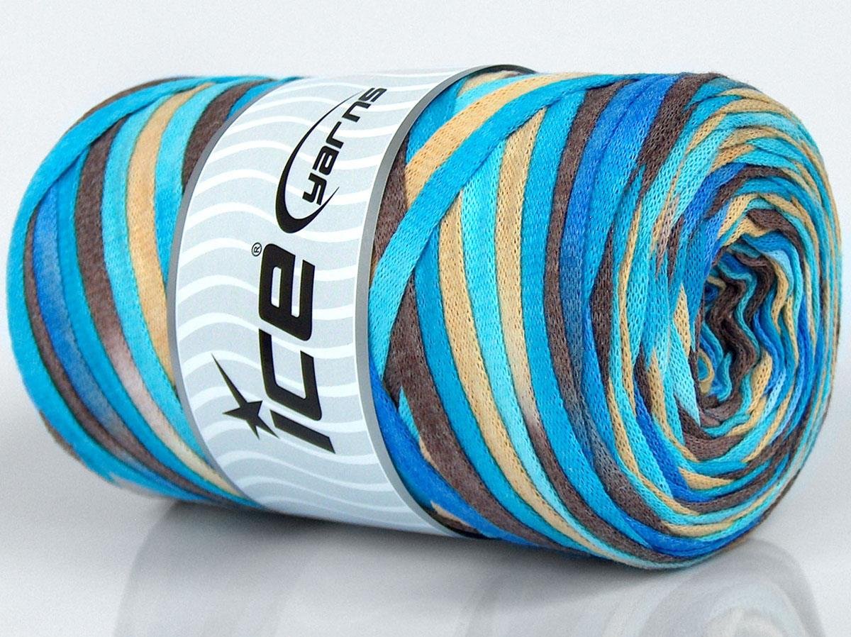 VisCot Ribbon Color Cream, Brown Shades, Blue Shades