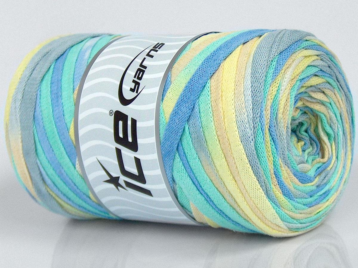 VisCot Ribbon Color Light Grey, Green Shades, Light Yellow