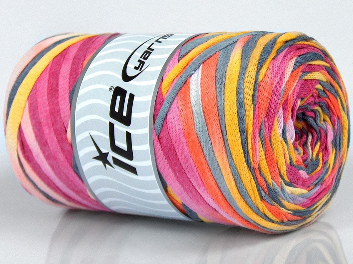 VisCot Ribbon Color Pink, Orange, Yellow, Light Grey