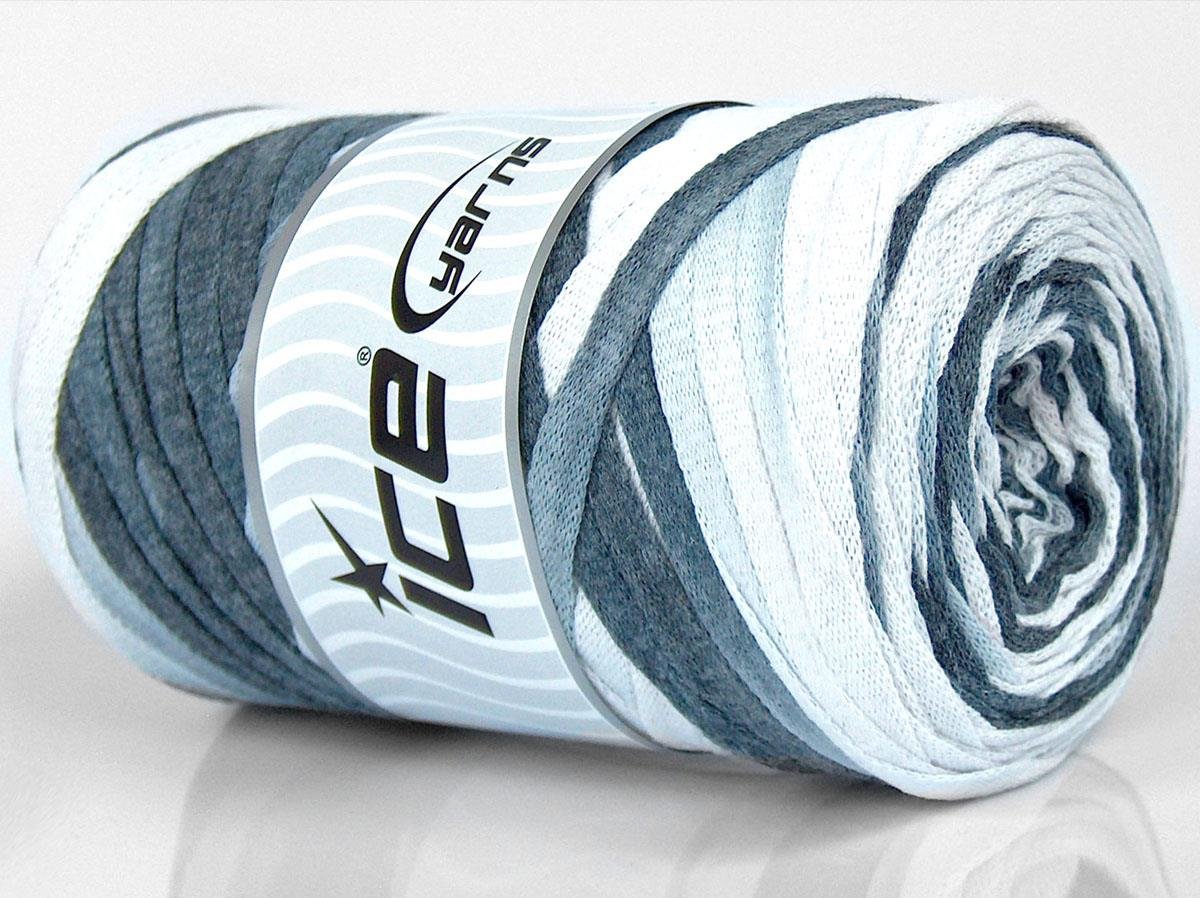 VisCot Ribbon Color White, Grey Shades