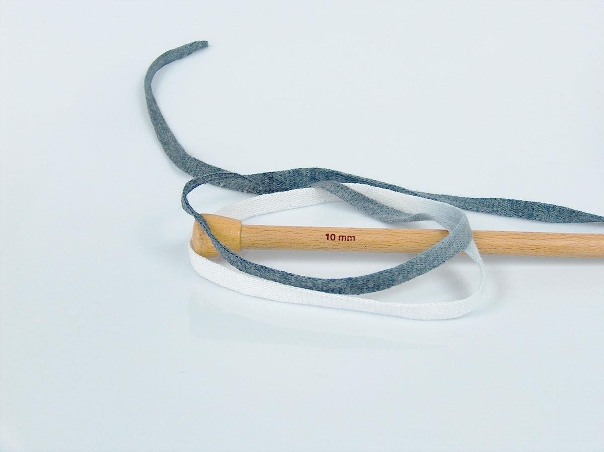 VisCot Ribbon Color White, Grey Shades