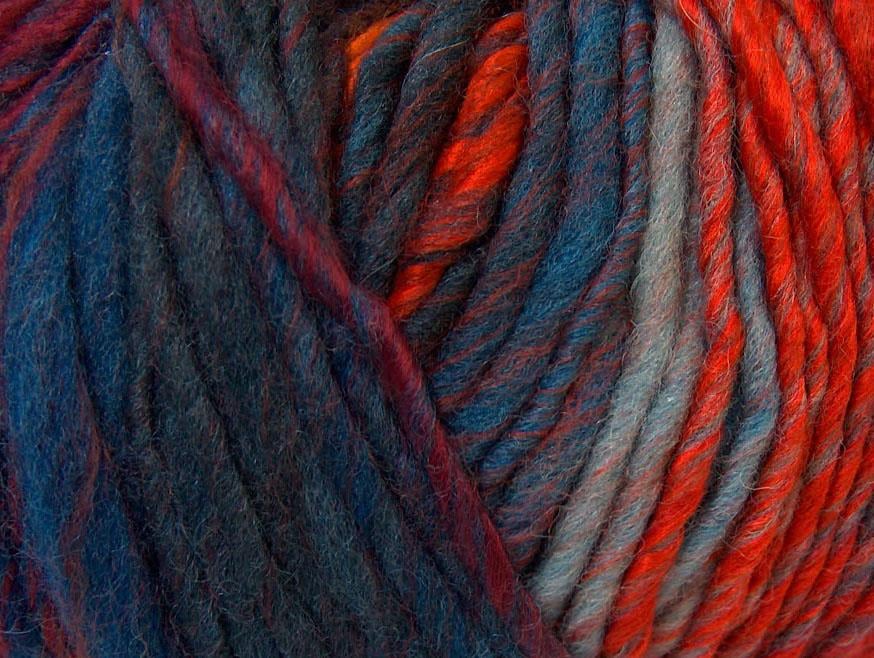 Vivid Wool Orange, Gold, Green Shades, Blue Shades