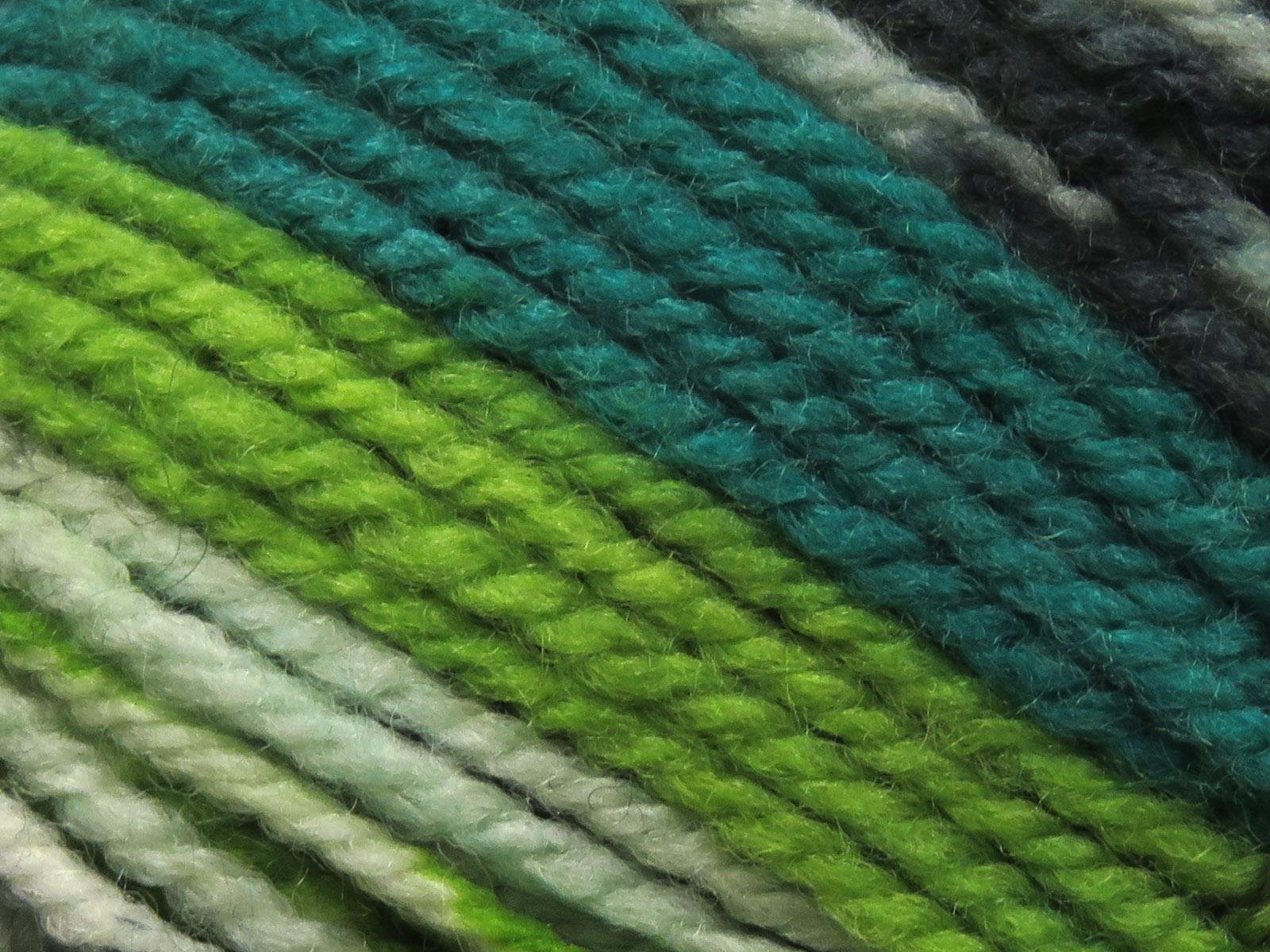 Wool Design Black, Green Shades, Teal