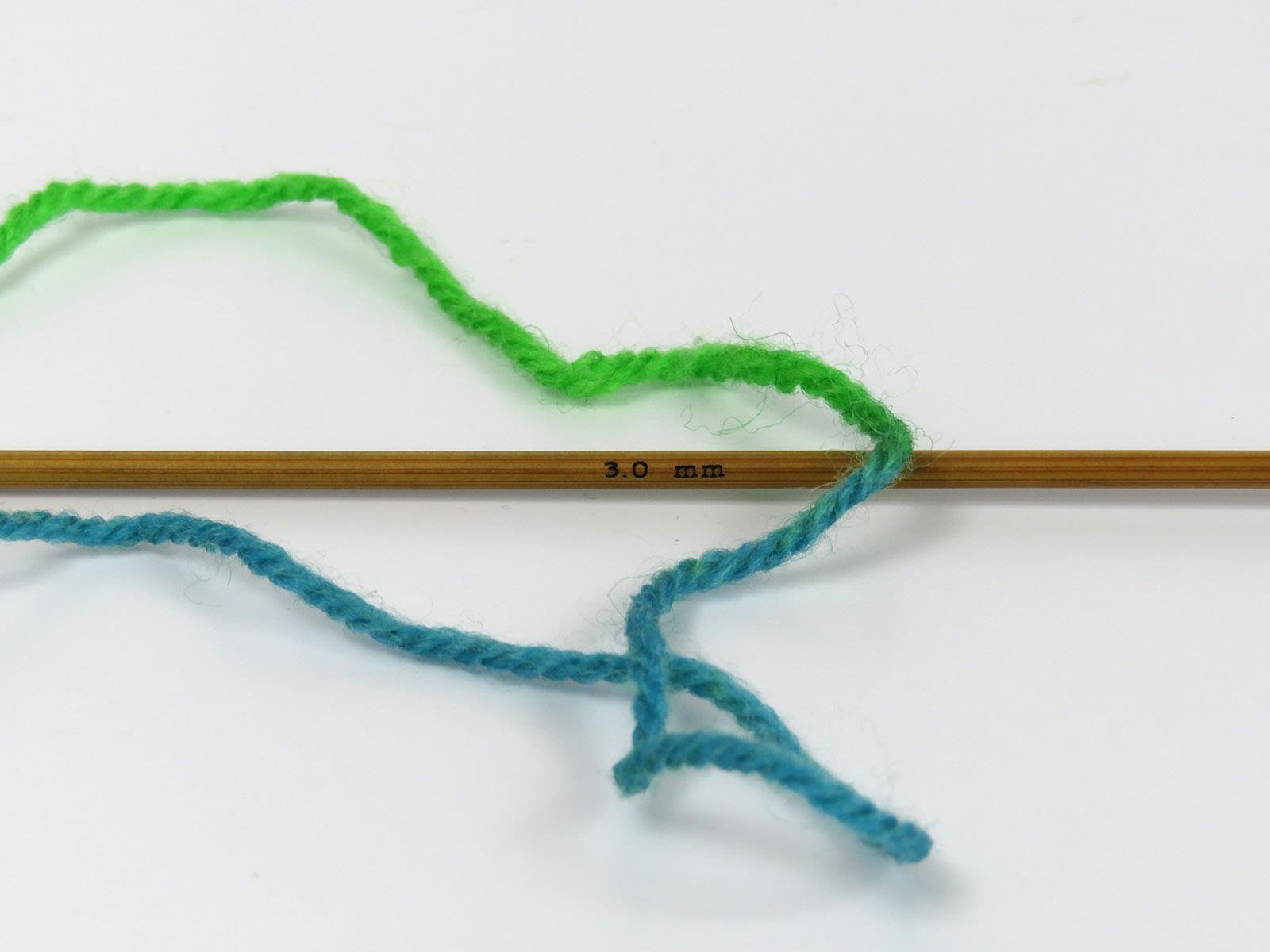 Wool Design Cream, Turquoise, Green Shades