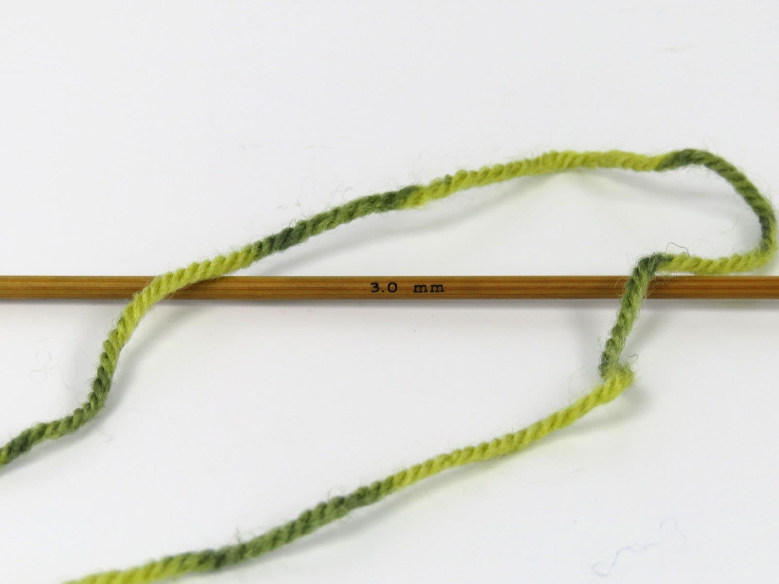 Wool Design White, Orange, Green Shades