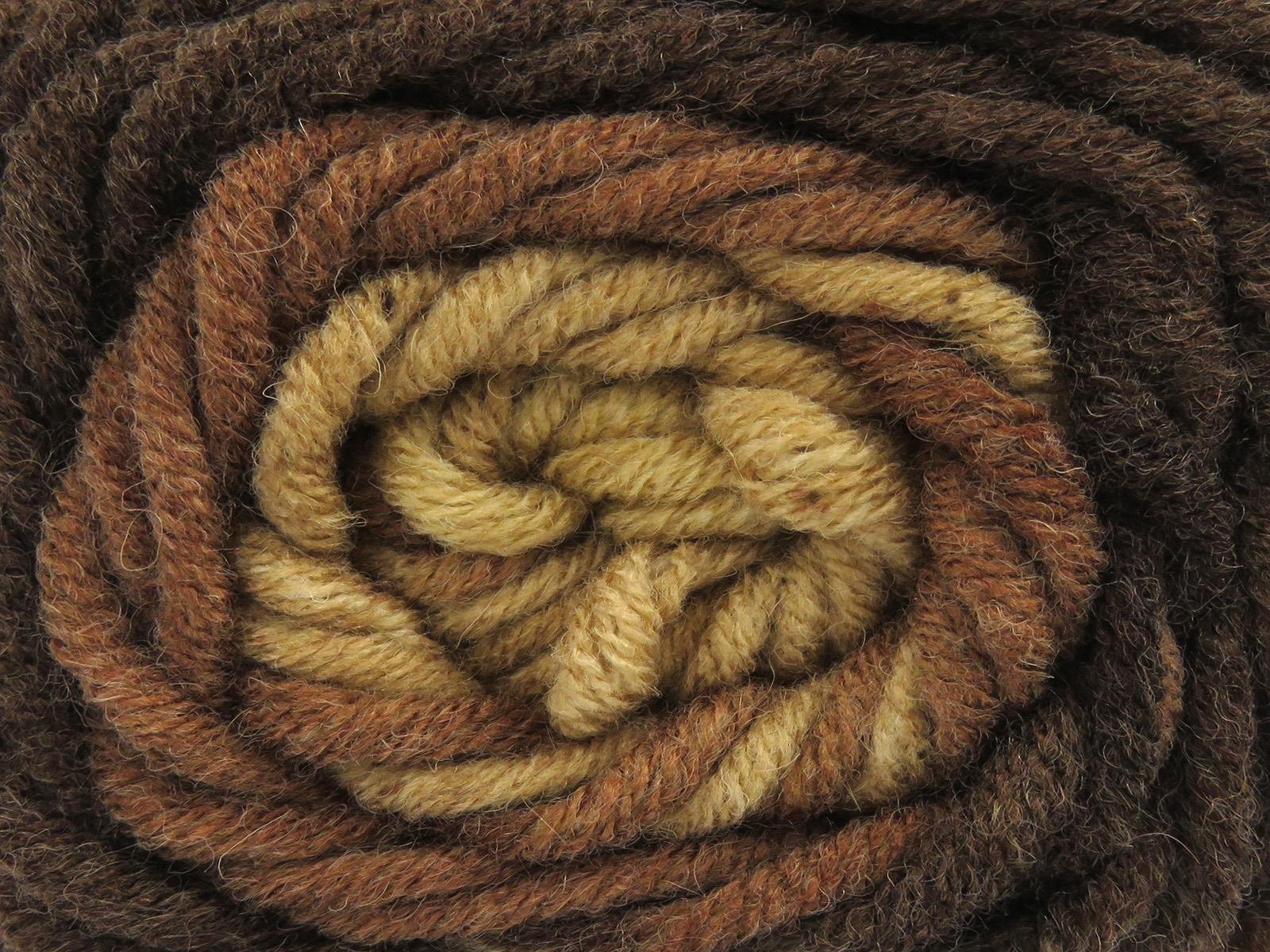 Wool Superbulky Batik Brown Shades