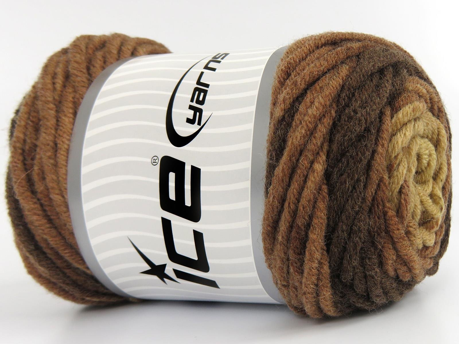 Wool Superbulky Batik Brown Shades