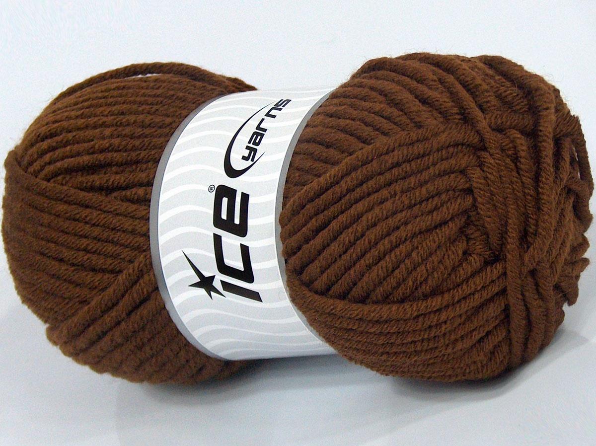 Wool Superbulky Dark Brown