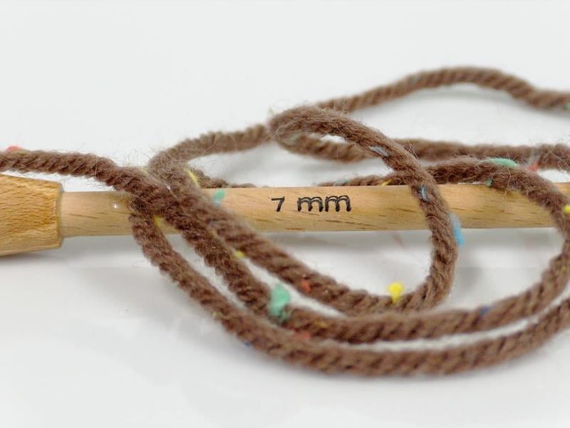 Wool Tweed Superbulky Brown