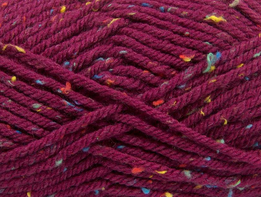 Wool Tweed Superbulky Burgundy