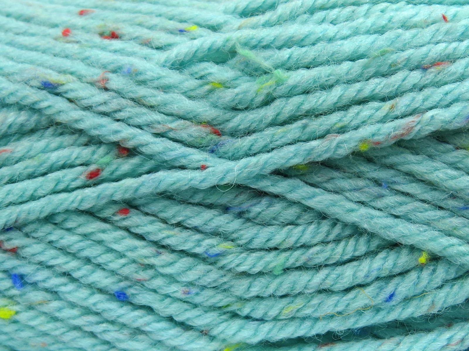 Wool Tweed Superbulky Mint Green