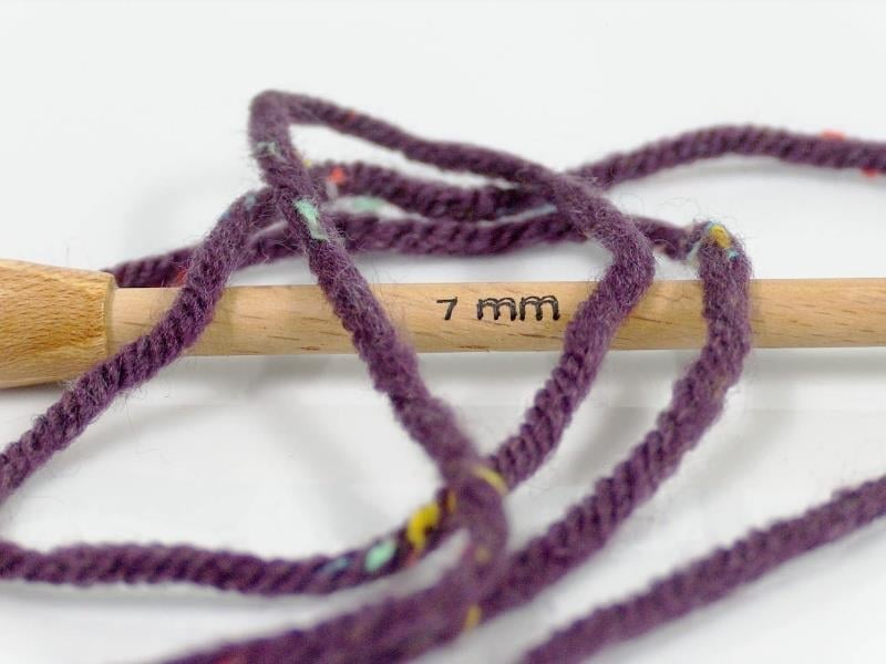 Wool Tweed Superbulky Purple