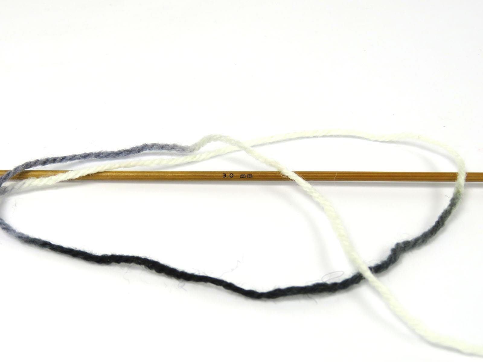 Wool Varicolor Light Black, White, Grey Shades