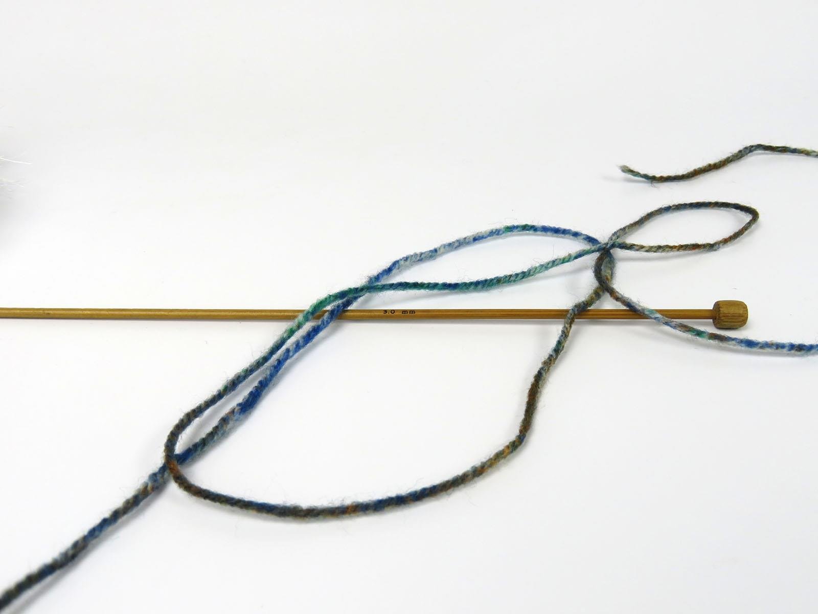 Wool Varicolor Light Green Shades, Copper, Blue Shades