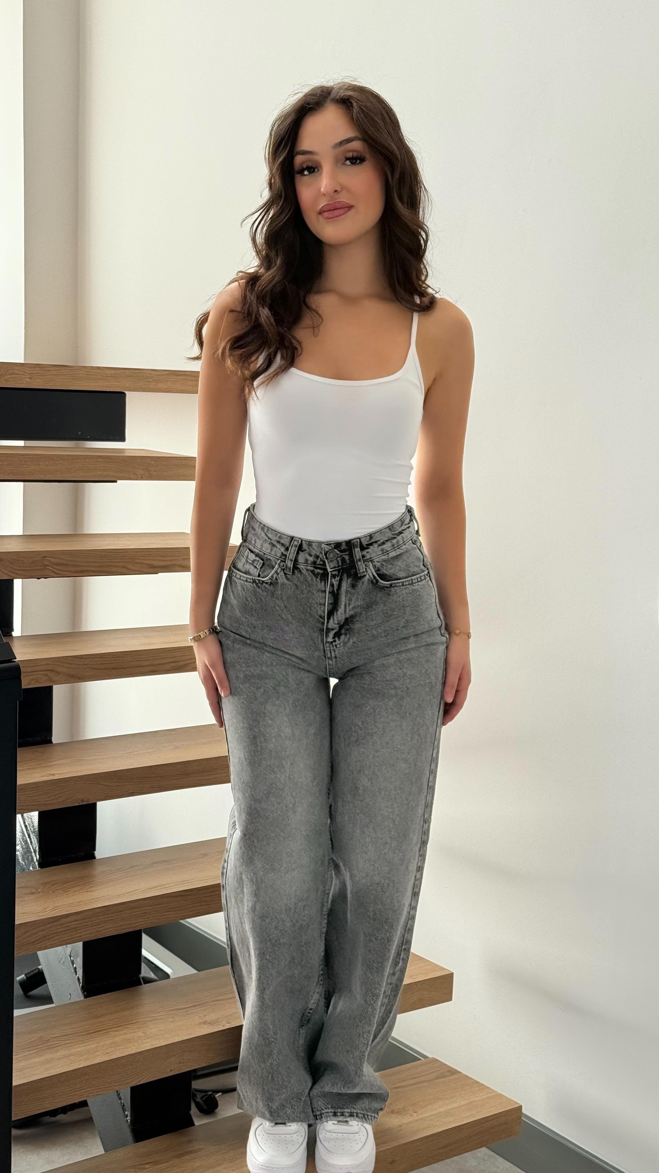 Alita Plazzo Pantolon Gri