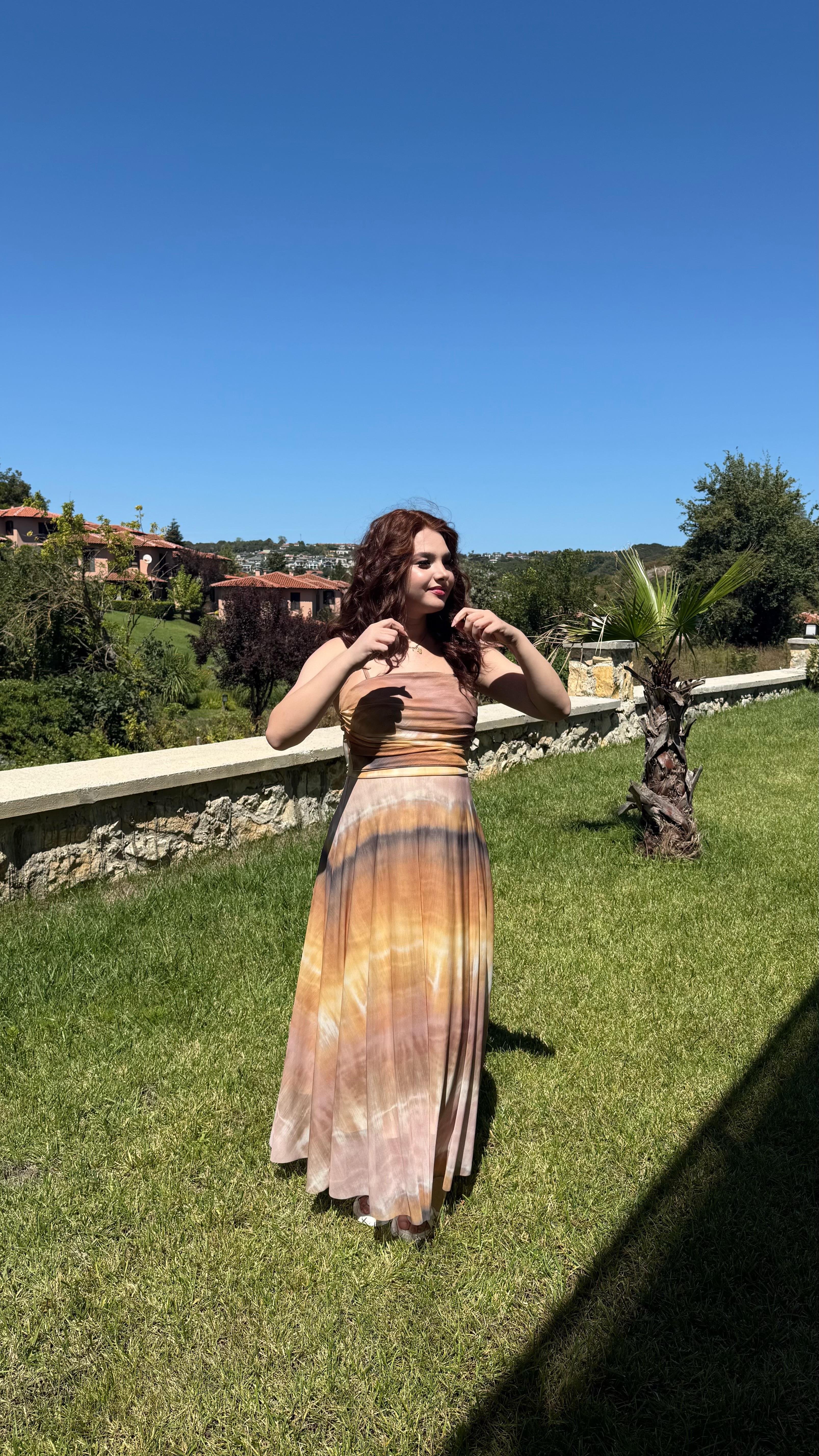 Amore Elbise Kahverengi