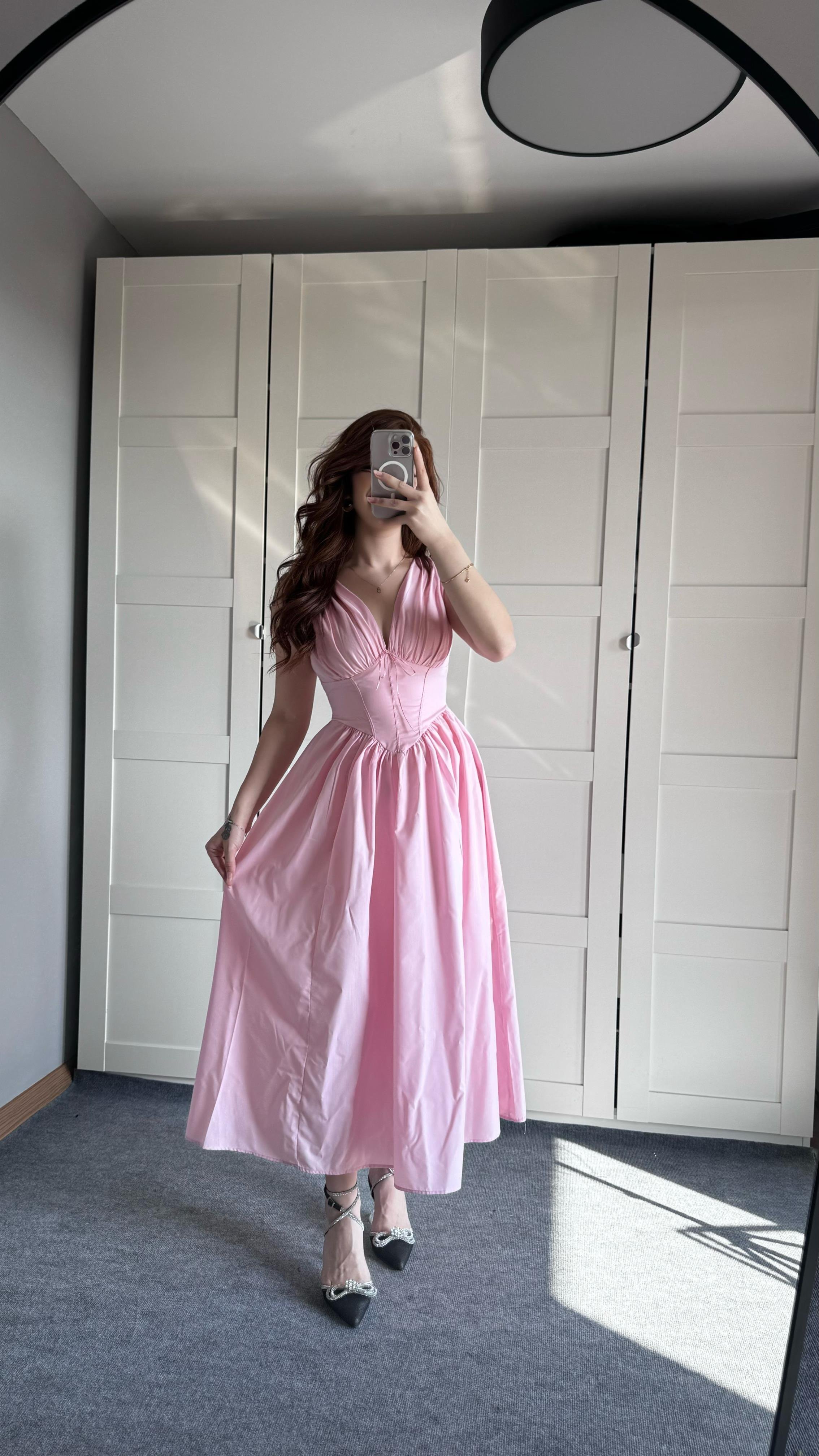 Amour Pembe Elbise 