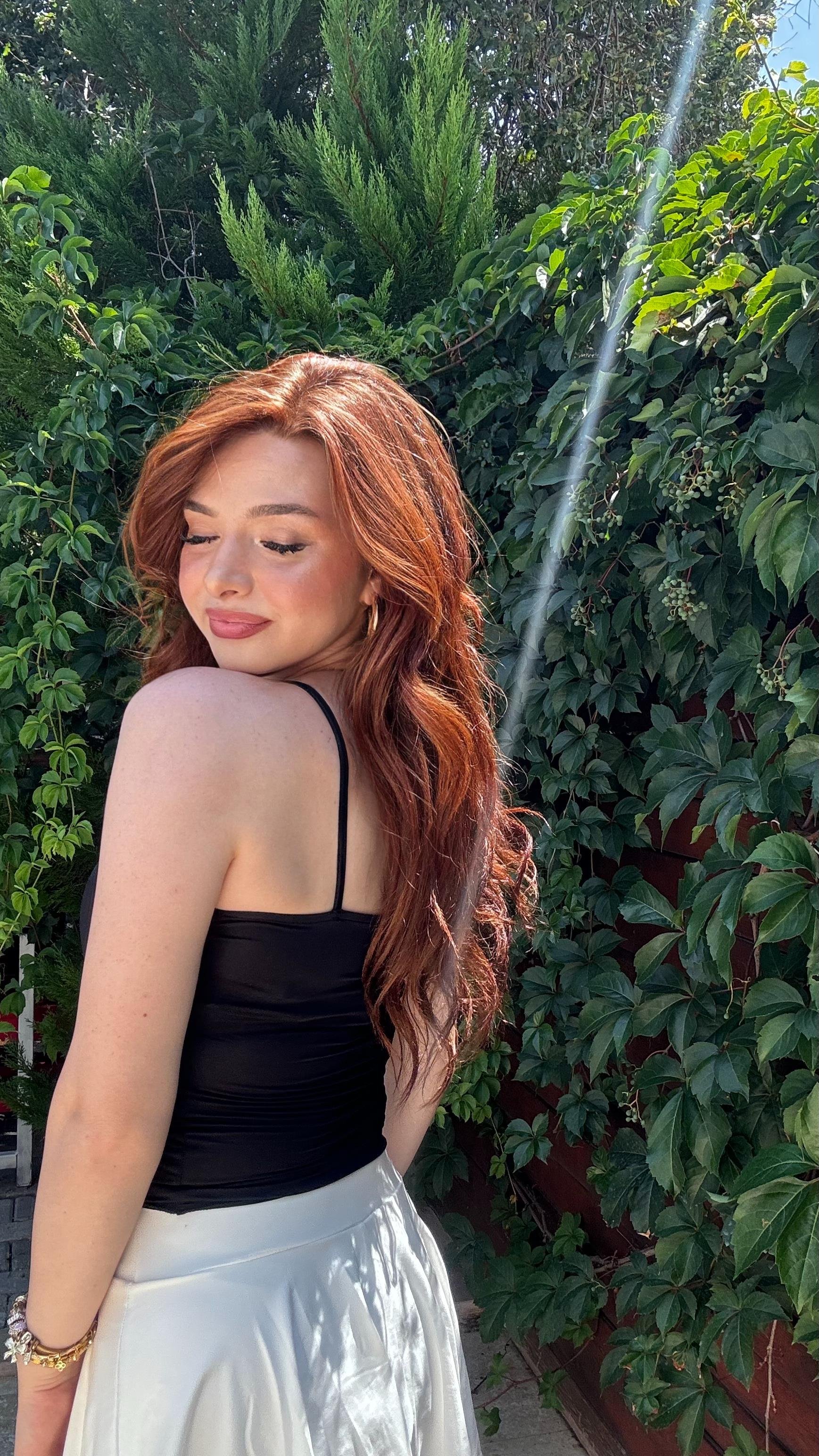 Askılı Kurdele Crop Siyah 