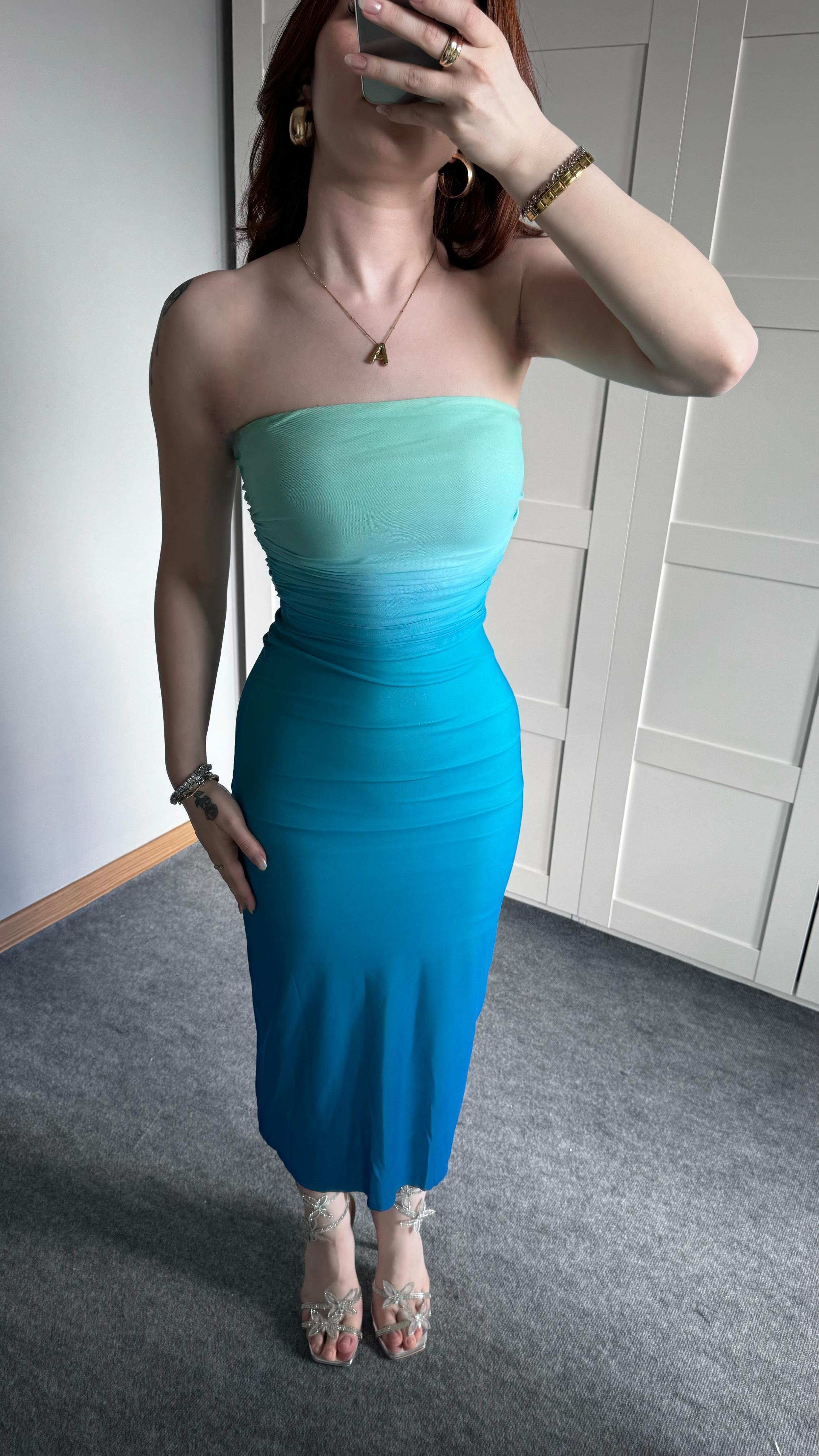 Aura Elbise Aqua