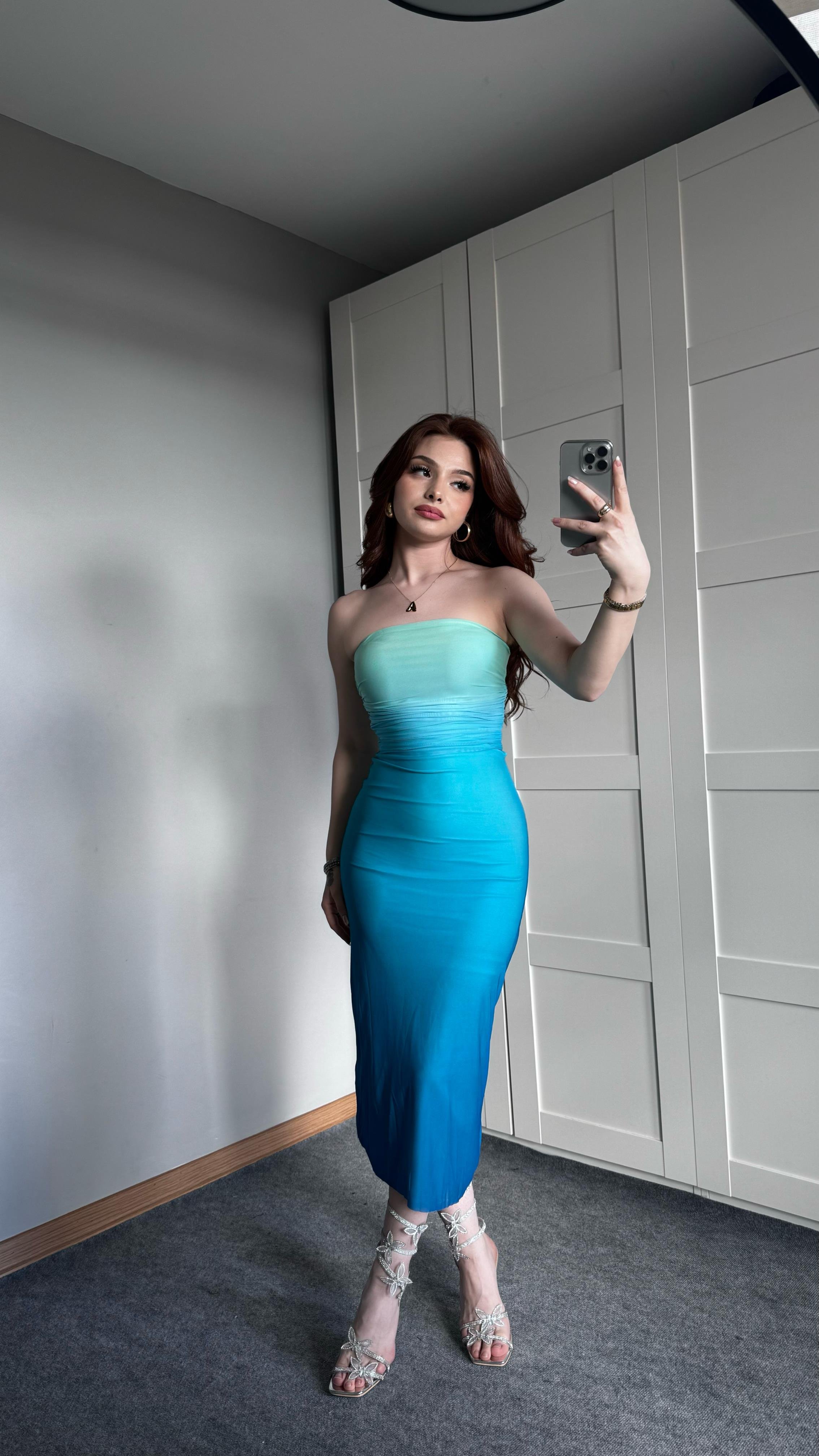 Aura Elbise Aqua