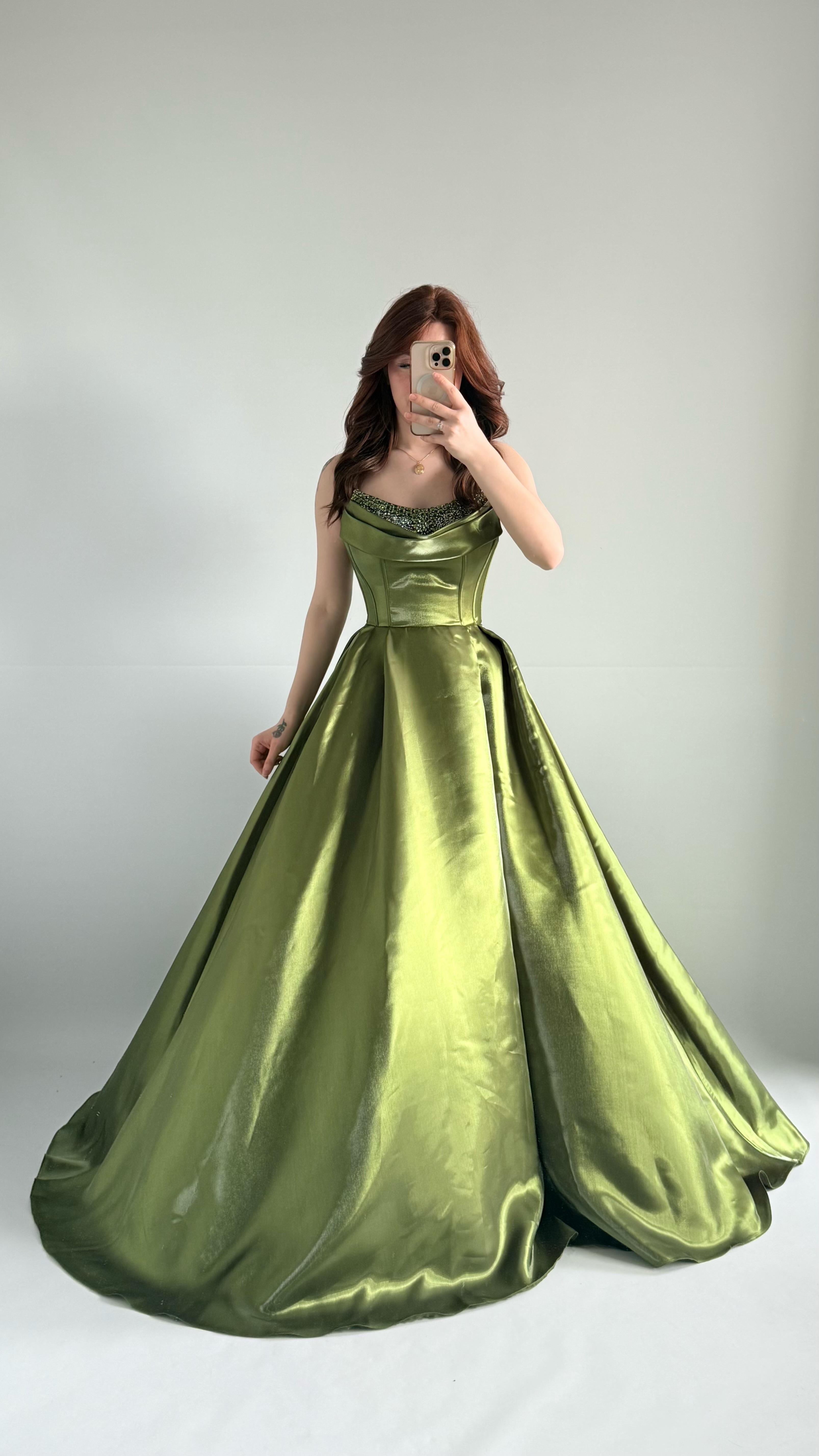 Aurora Abiye Haki Yeşil