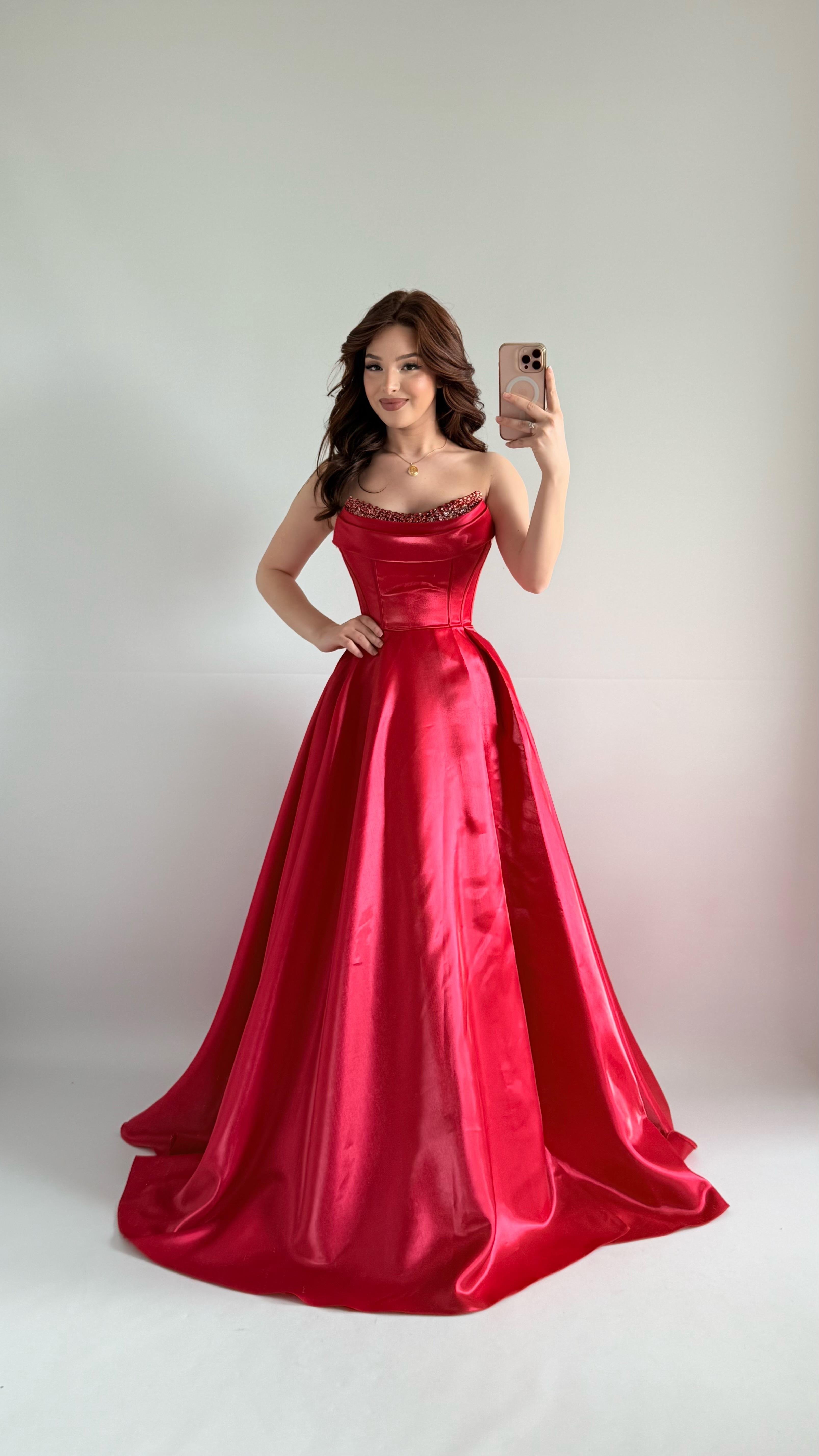 Aurora Abiye Kırmızı
