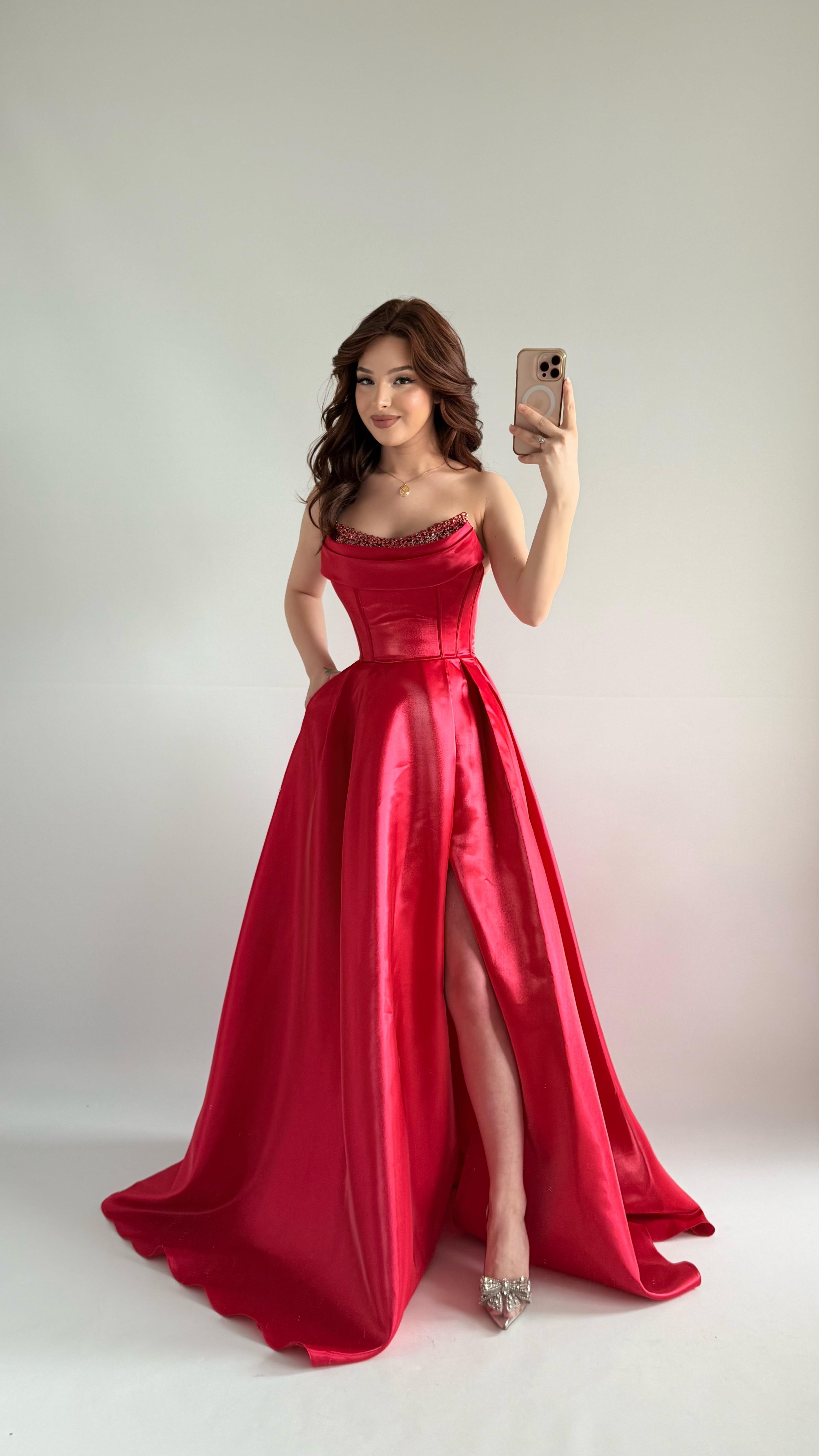 Aurora Abiye Kırmızı