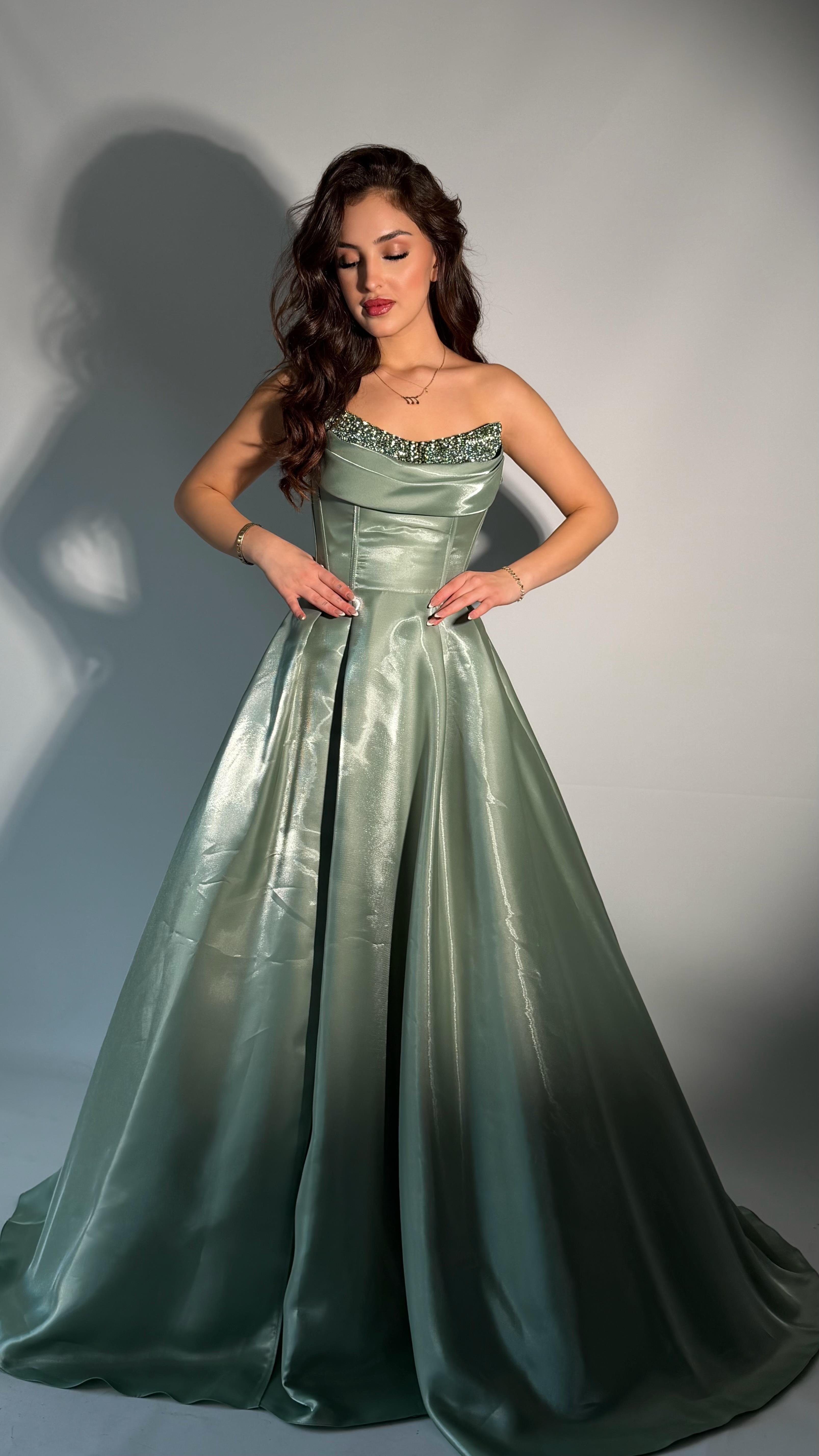 Aurora Abiye Mint Yeşili