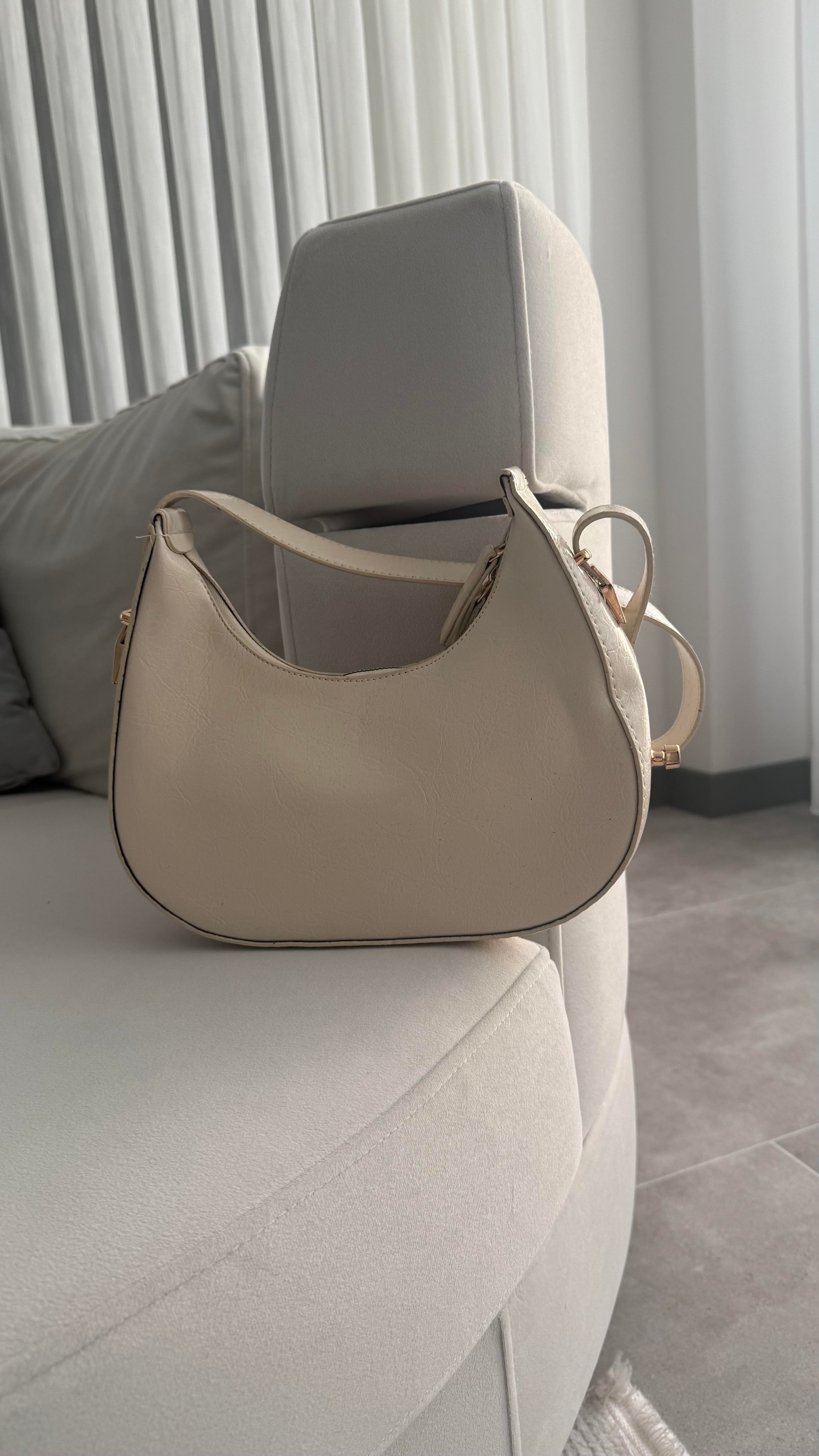 Baget Reguler Çanta Krem