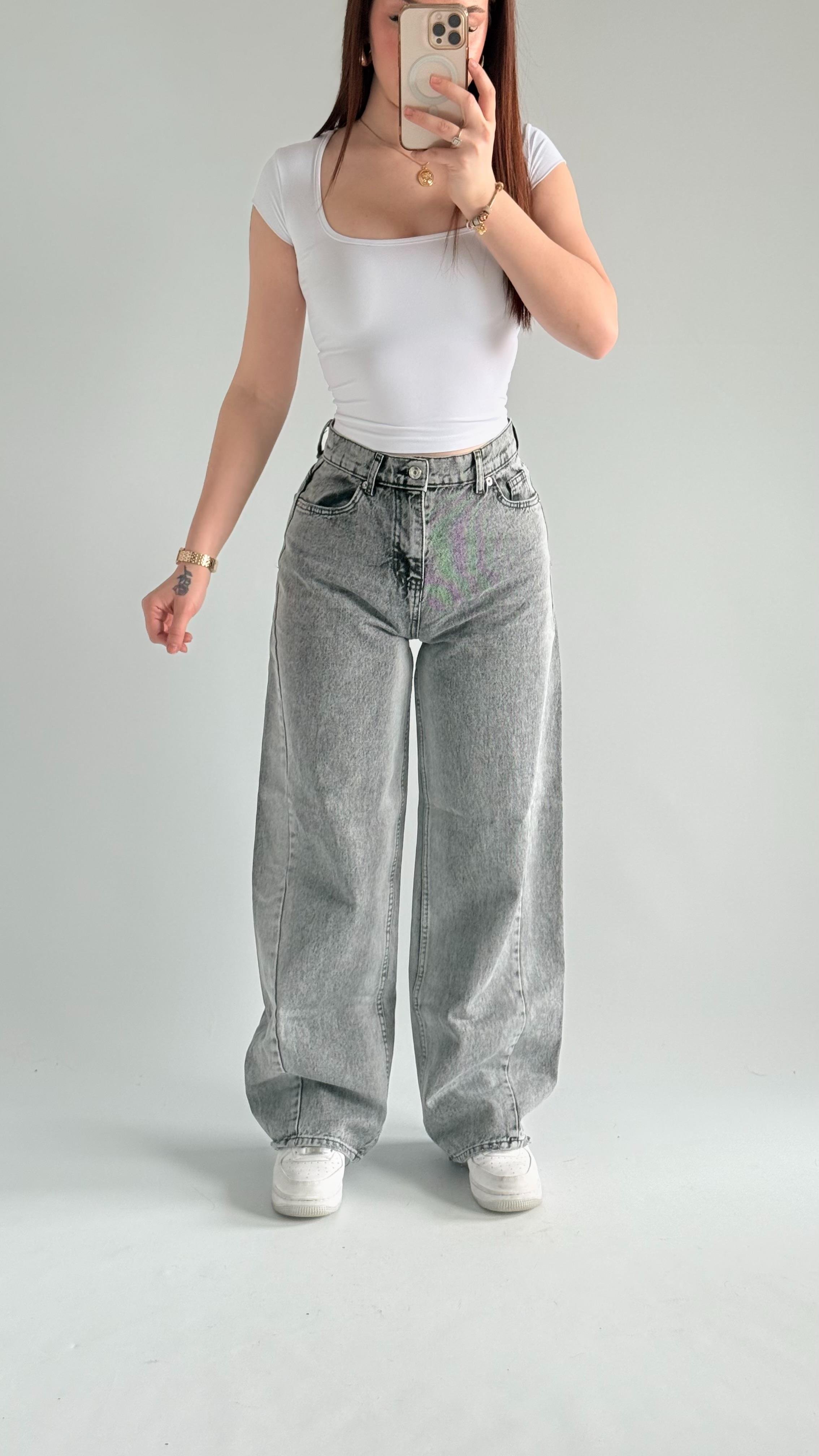 Baggy Balon Pantolon Gri