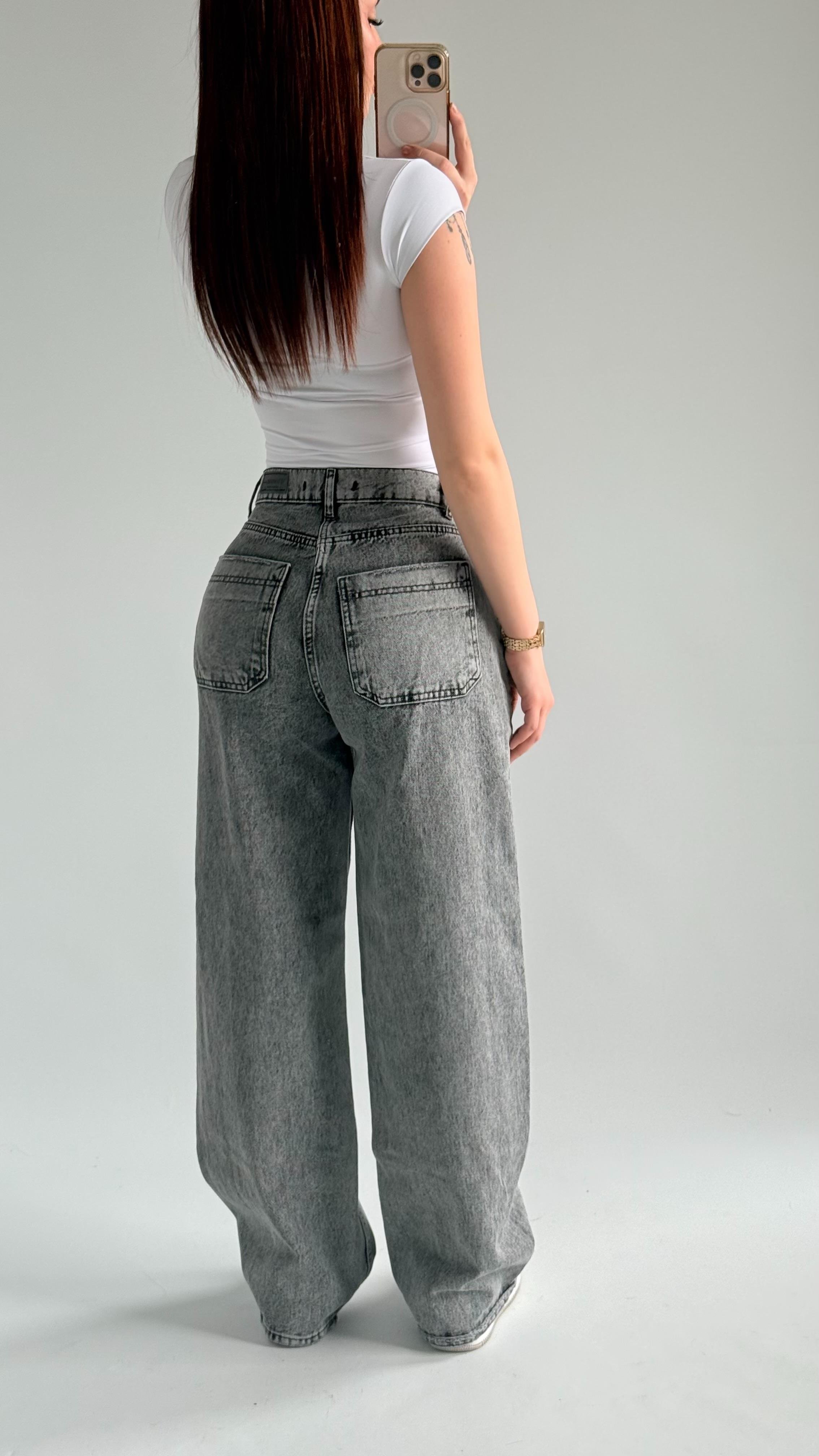 Baggy Balon Pantolon Gri