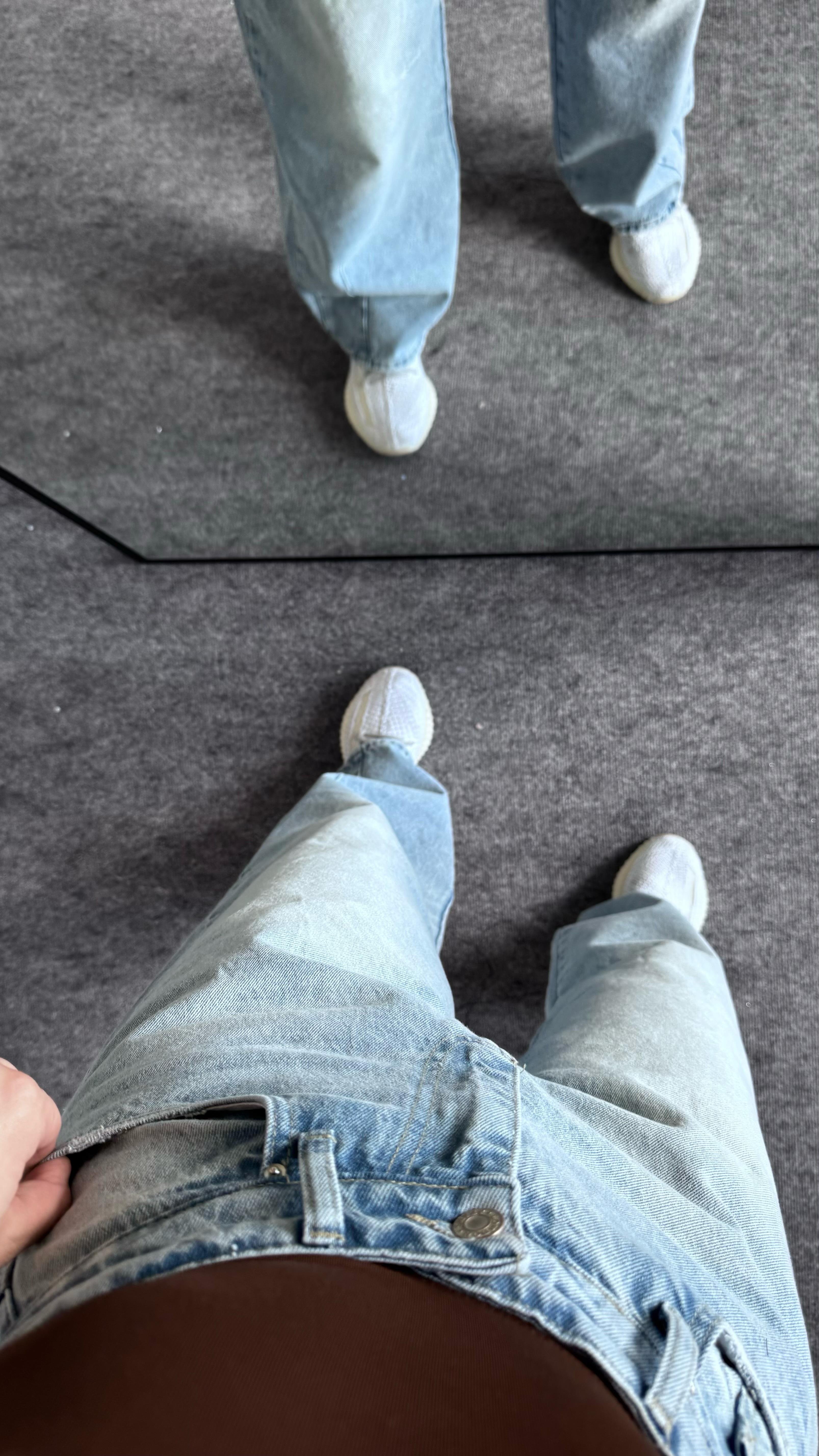 Baggy Bersh. Açık Mavi Jeans