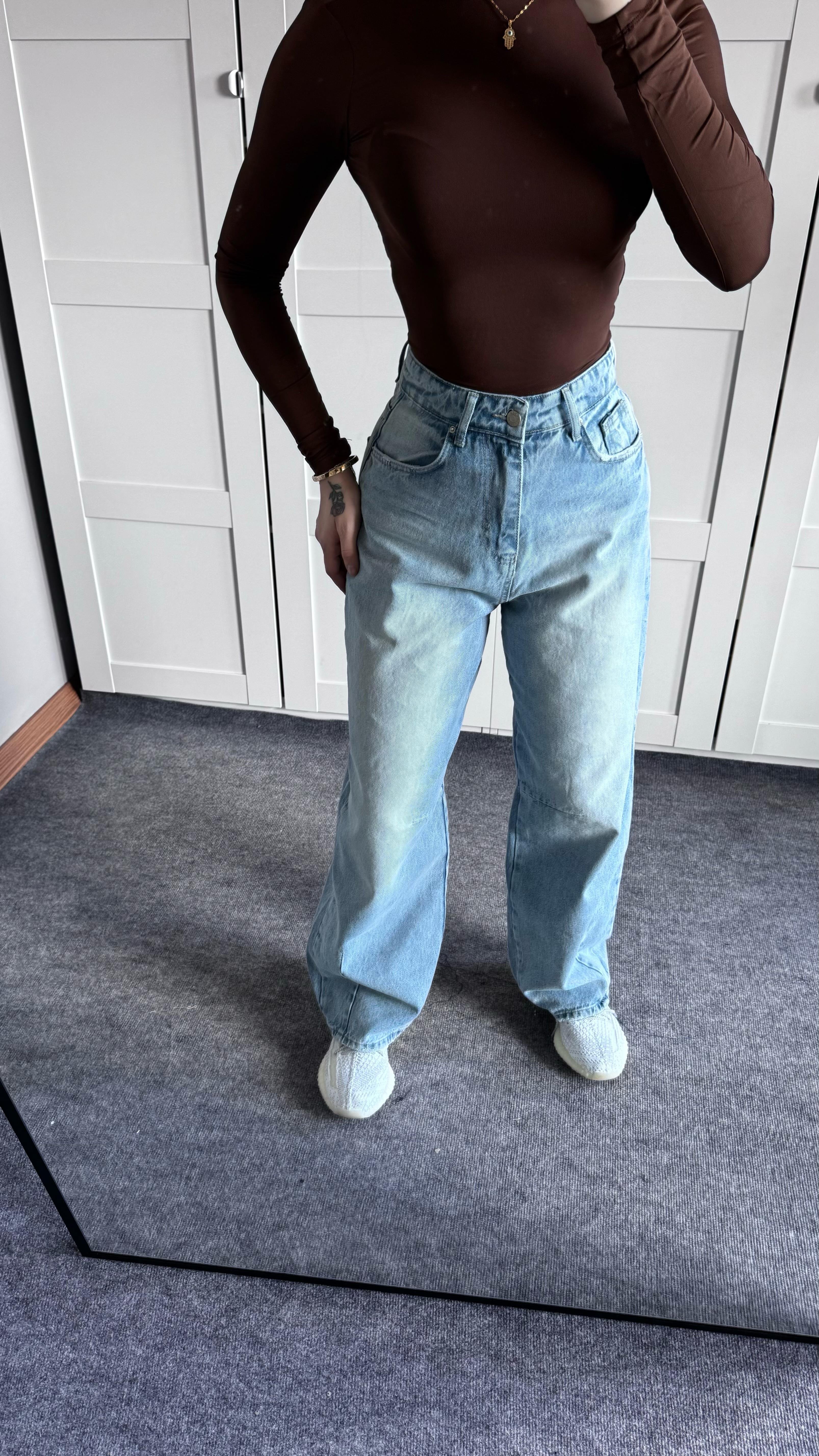 Baggy Bersh. Açık Mavi Jeans