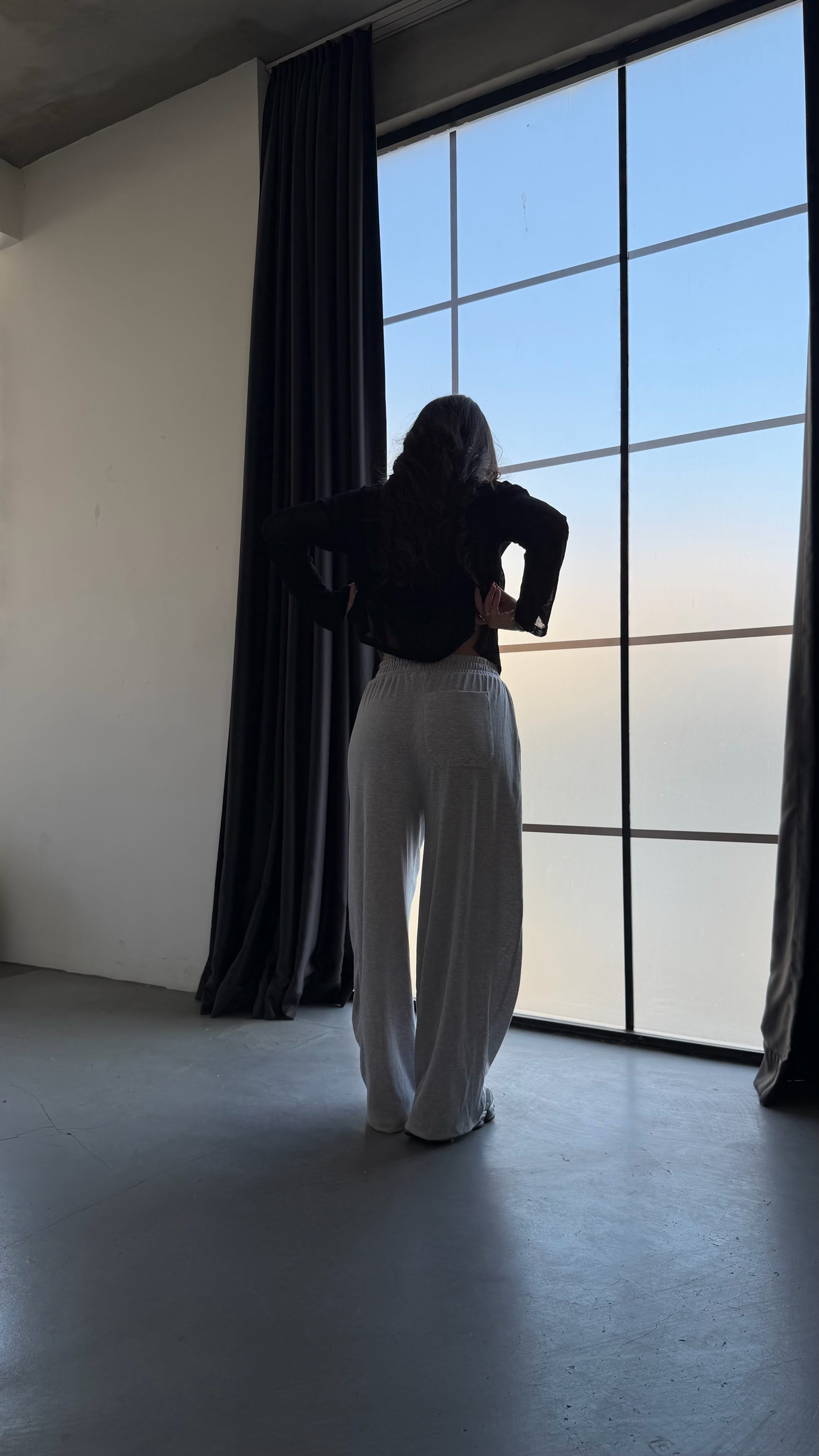Baggy Fit Salaş Pantolon Gri