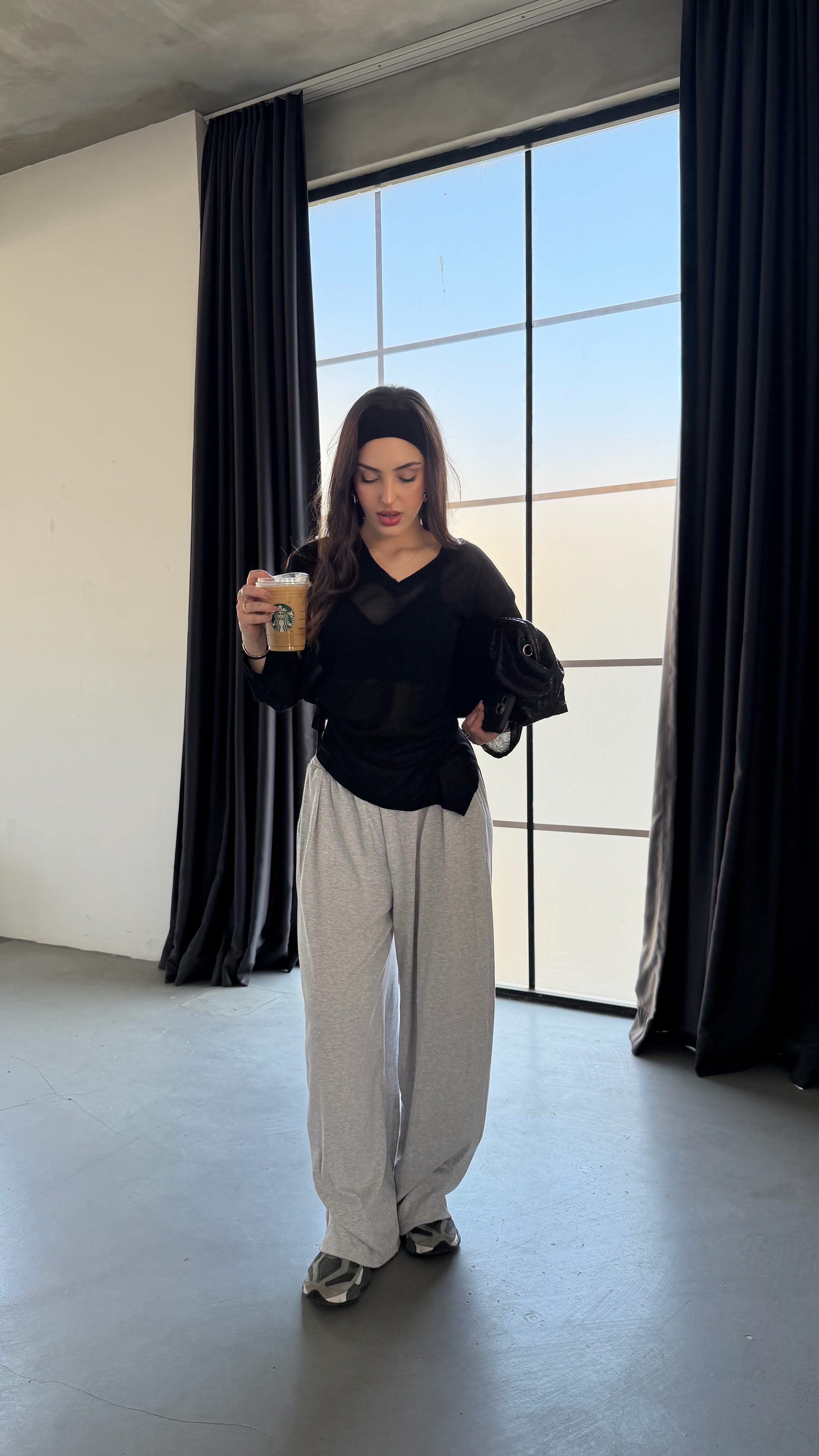 Baggy Fit Salaş Pantolon Gri