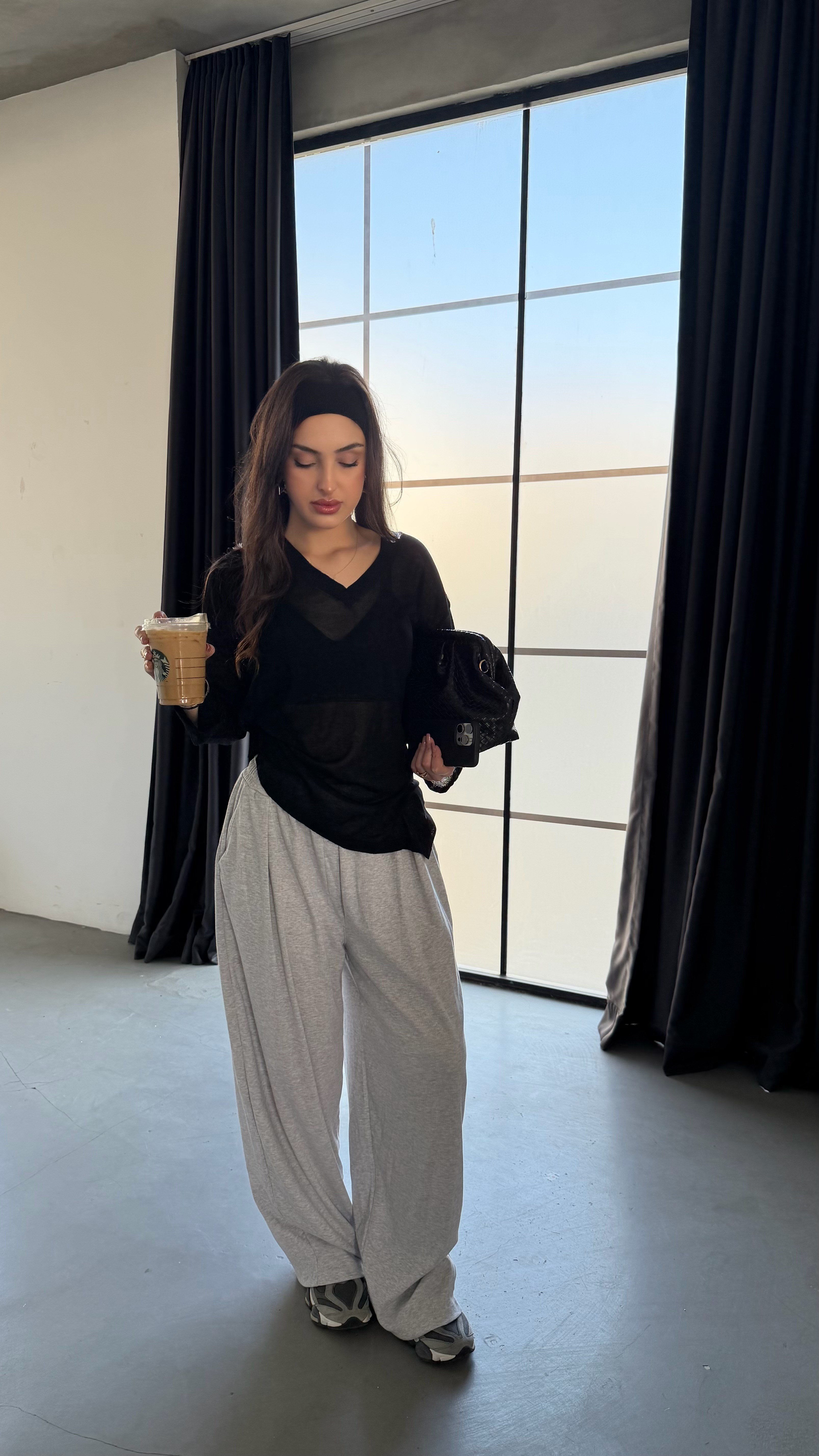 Baggy Fit Salaş Pantolon Gri