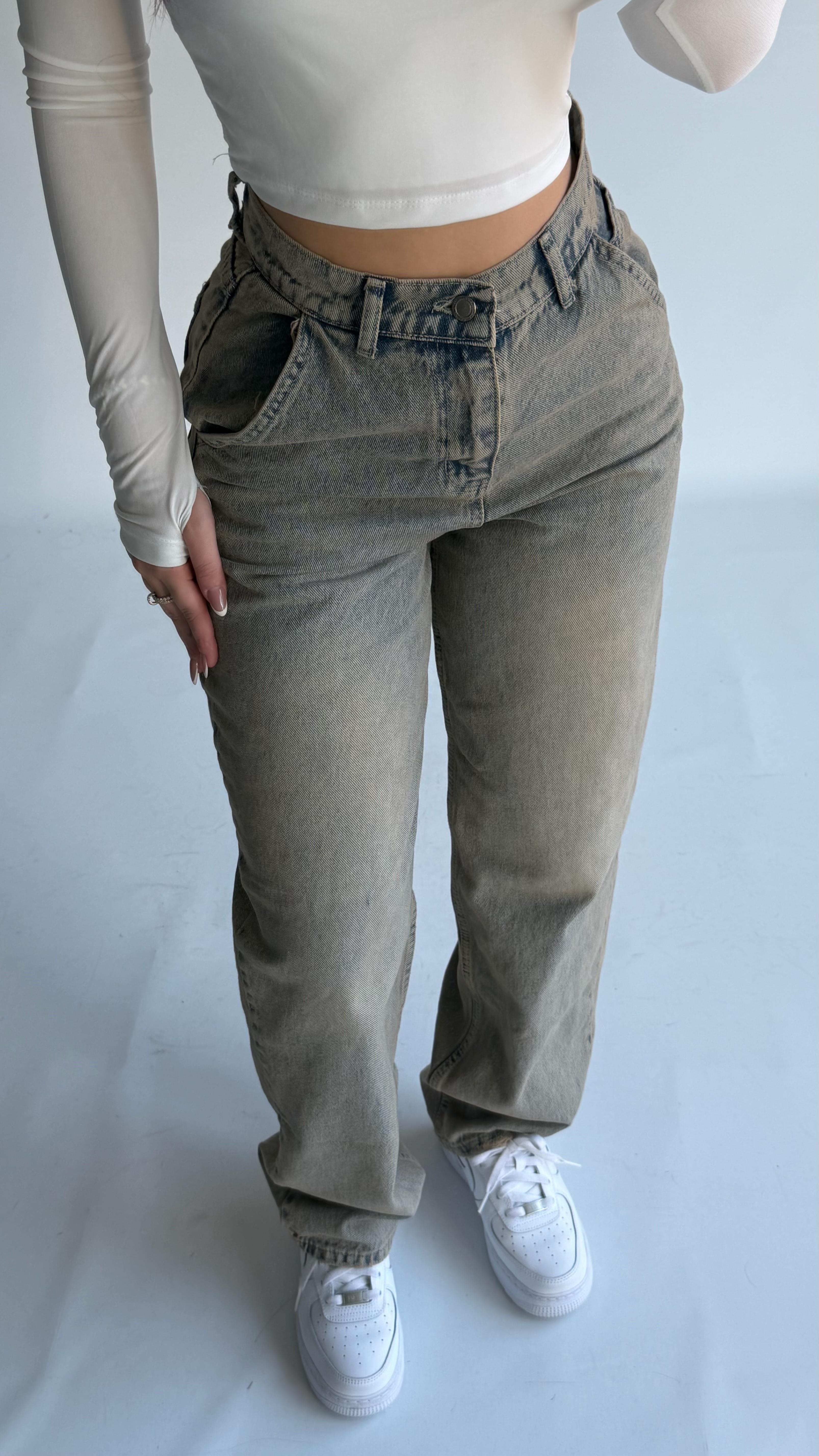 Baggy Scatter Pantolon Eskitme