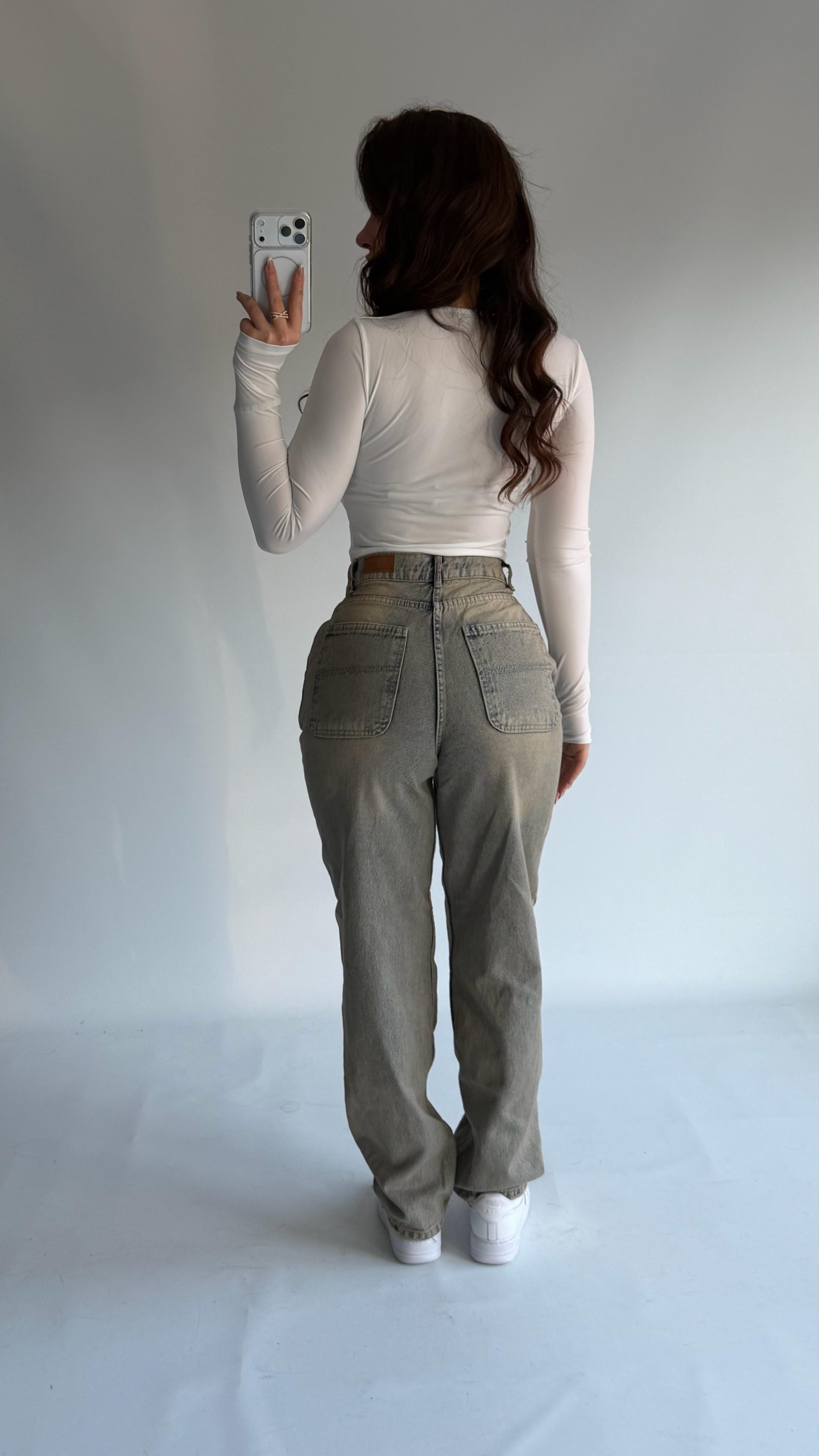 Baggy Scatter Pantolon Eskitme