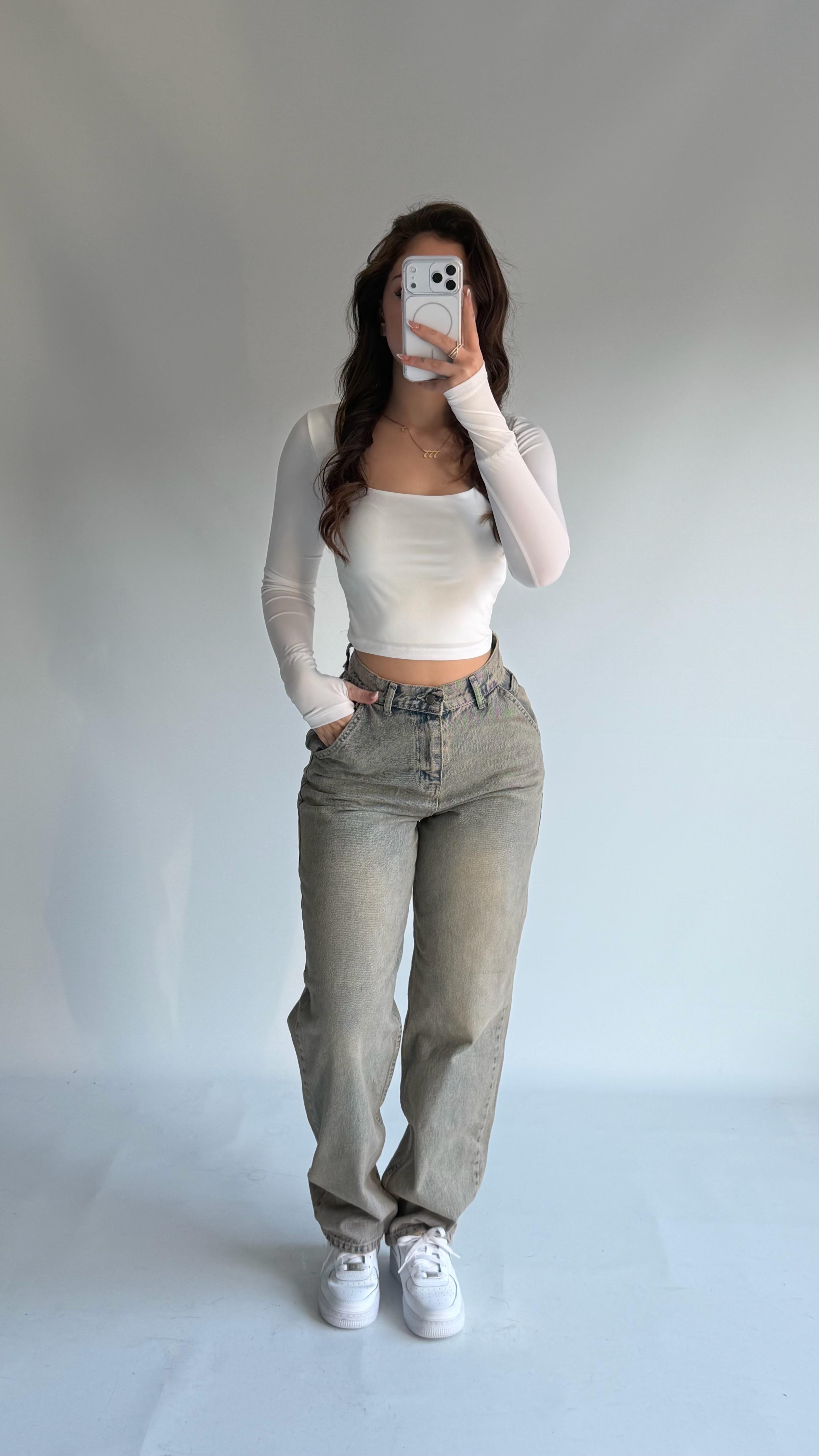 Baggy Scatter Pantolon Eskitme