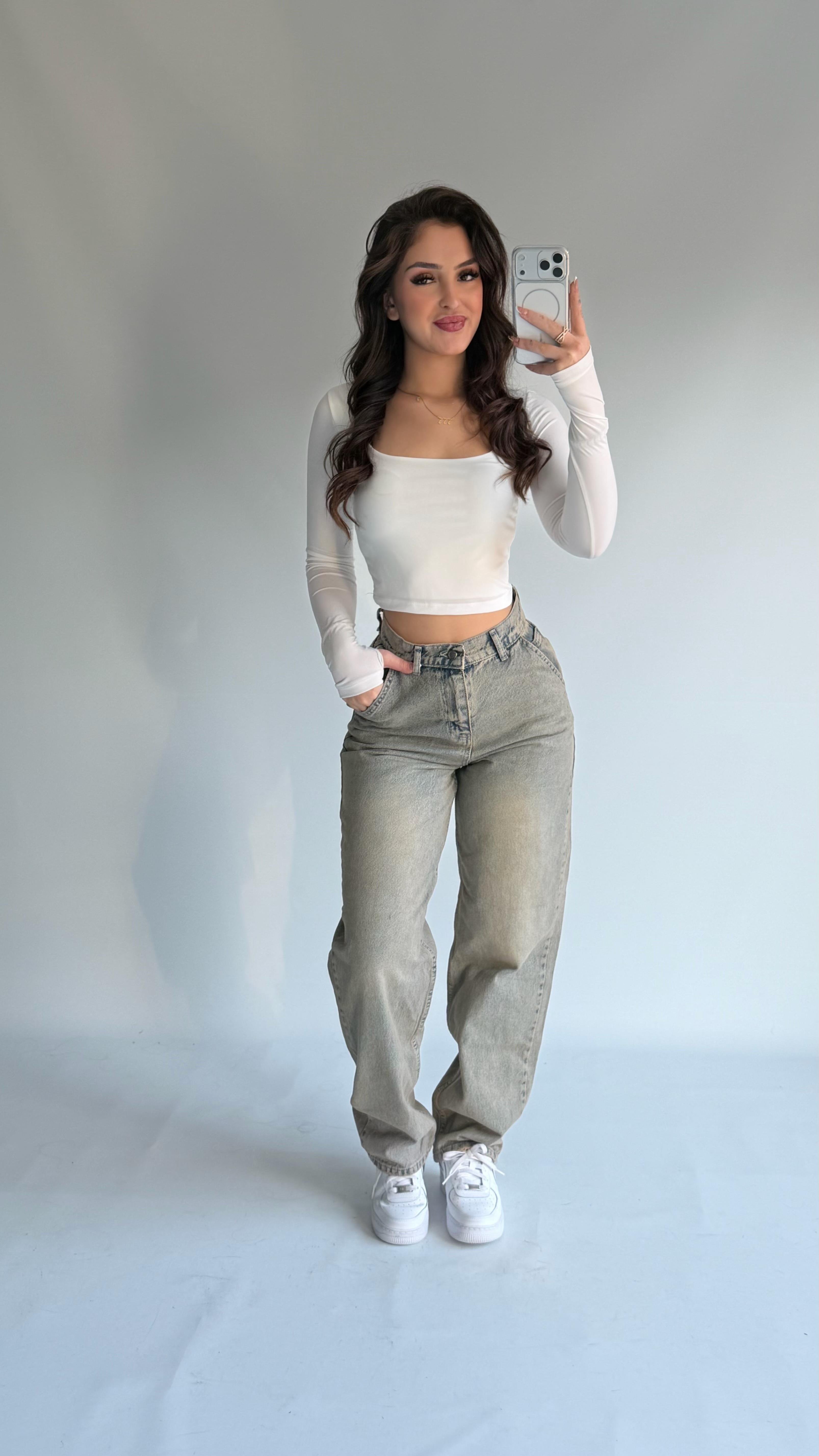 Baggy Scatter Pantolon Eskitme