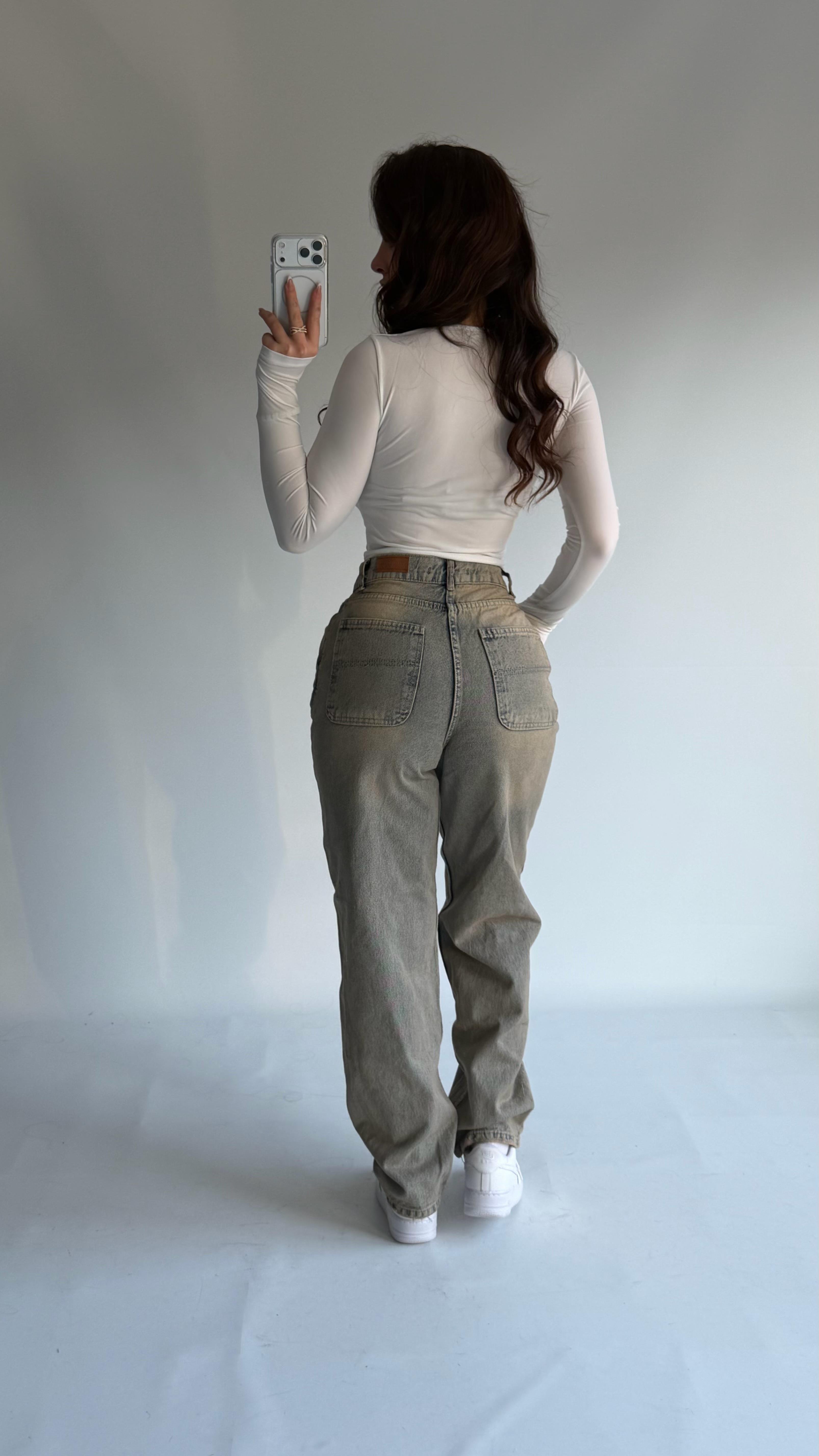 Baggy Scatter Pantolon Eskitme