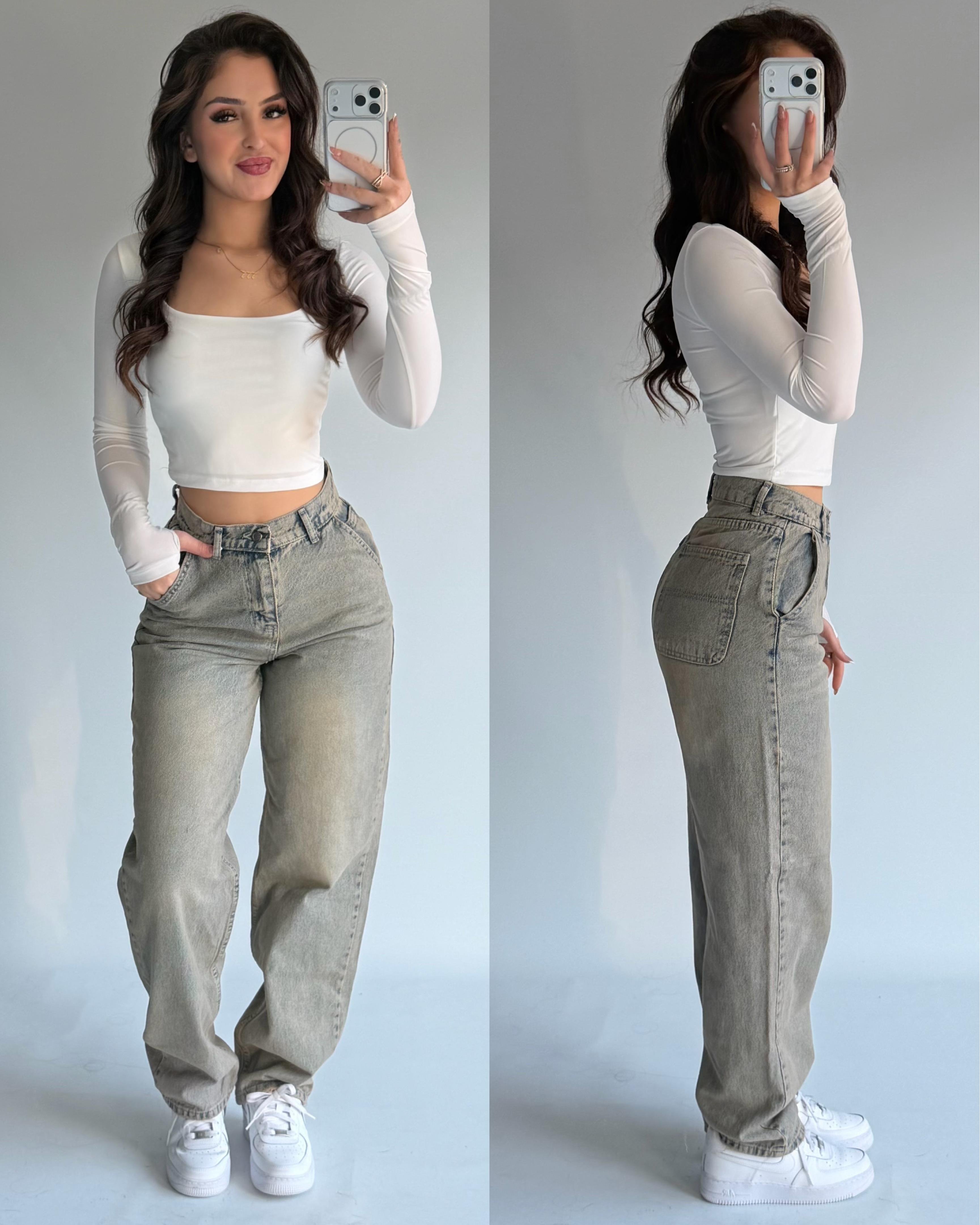 Baggy Scatter Pantolon Eskitme