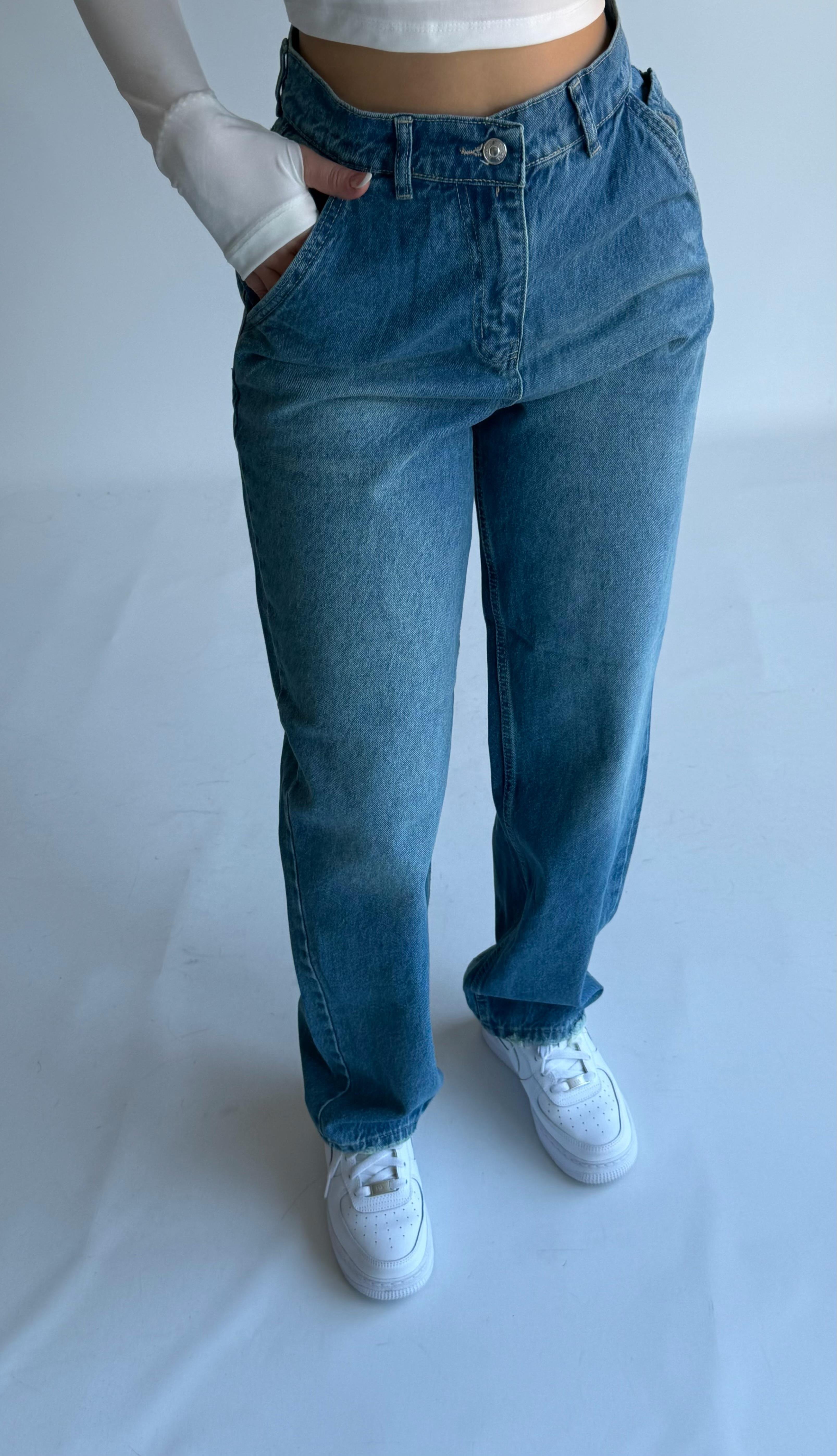 Baggy Scatter Pantolon Mavi