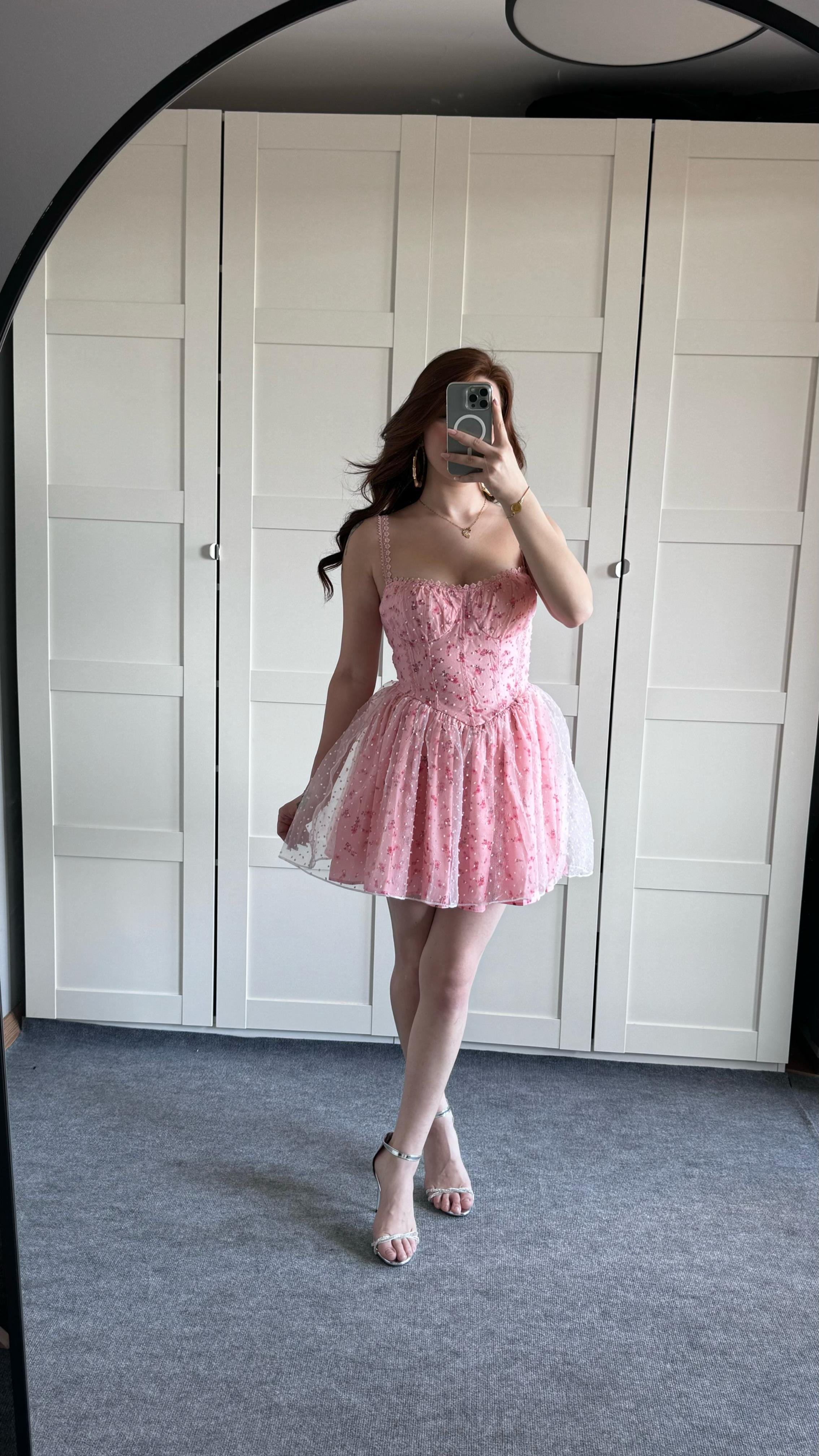 Balerin Pembe Elbise 