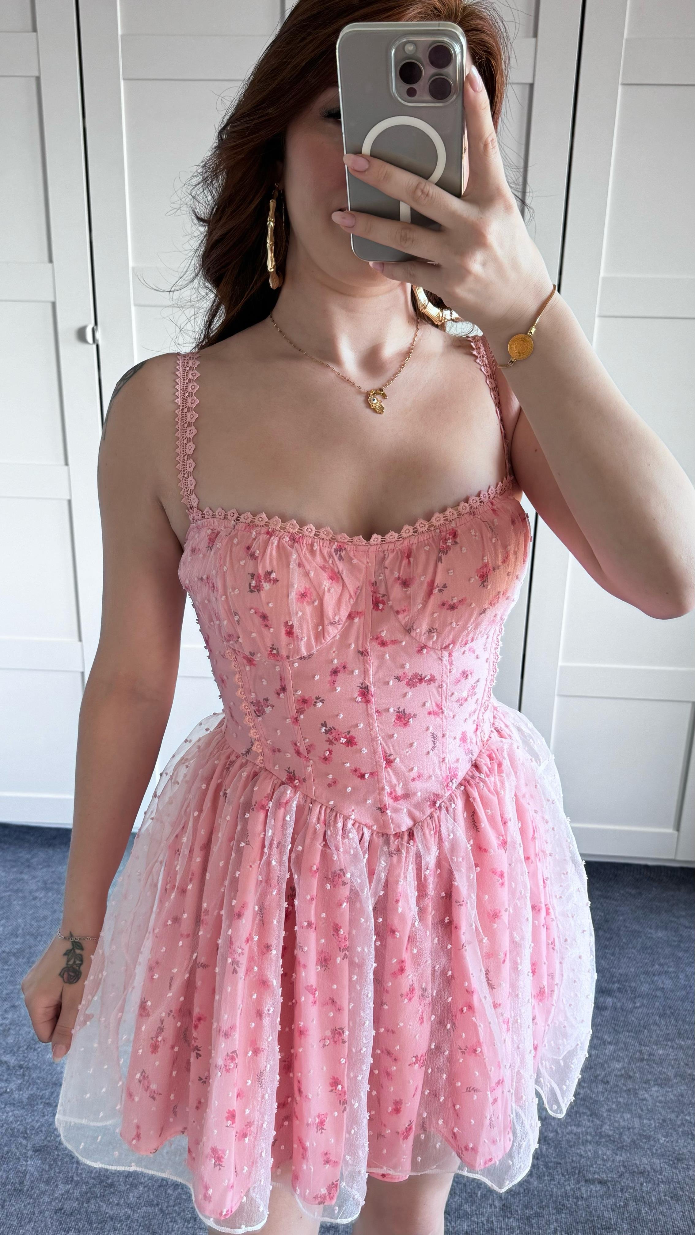 Balerin Pembe Elbise 