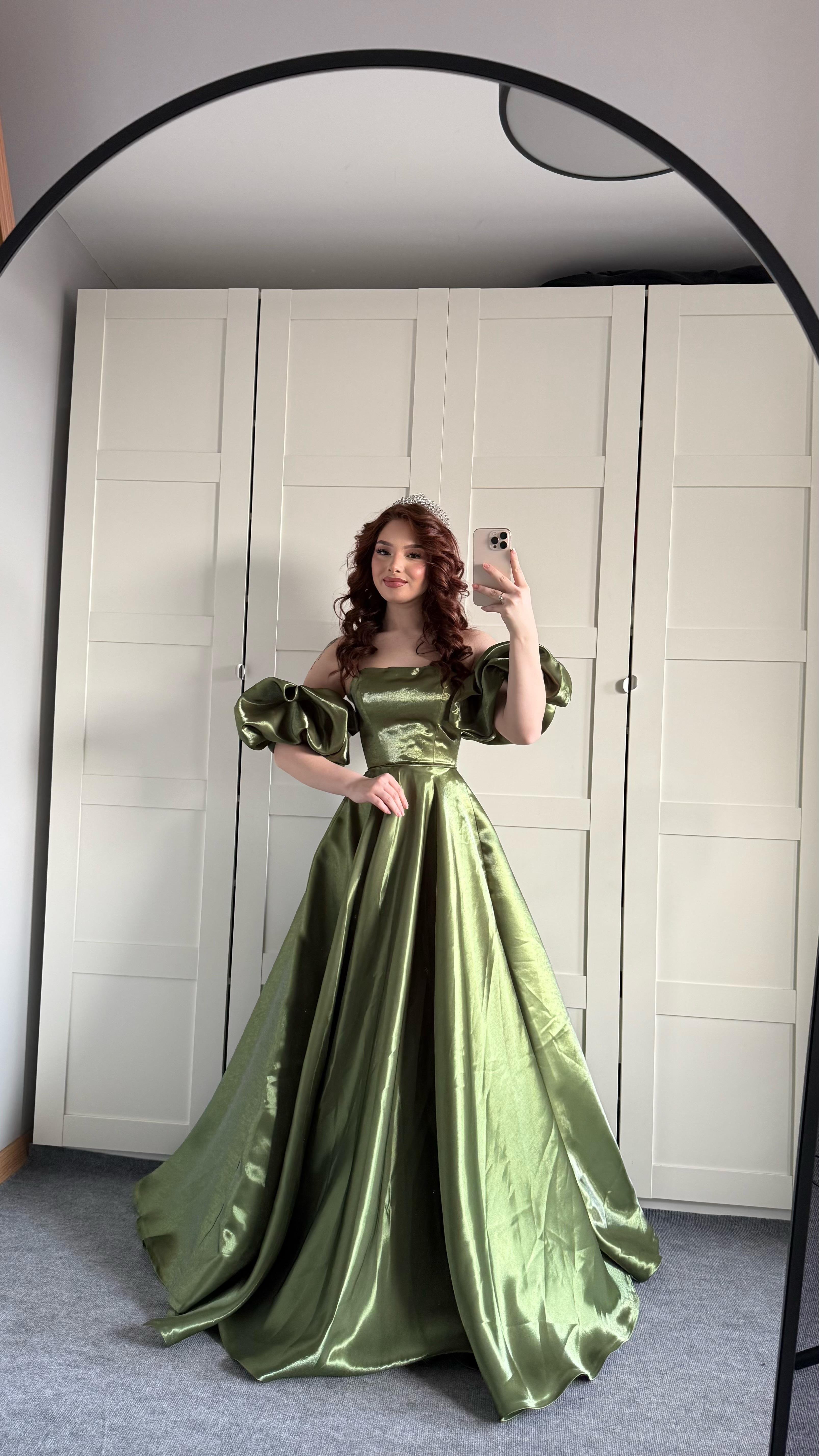 Barbie princess Abiye Haki Yeşil 