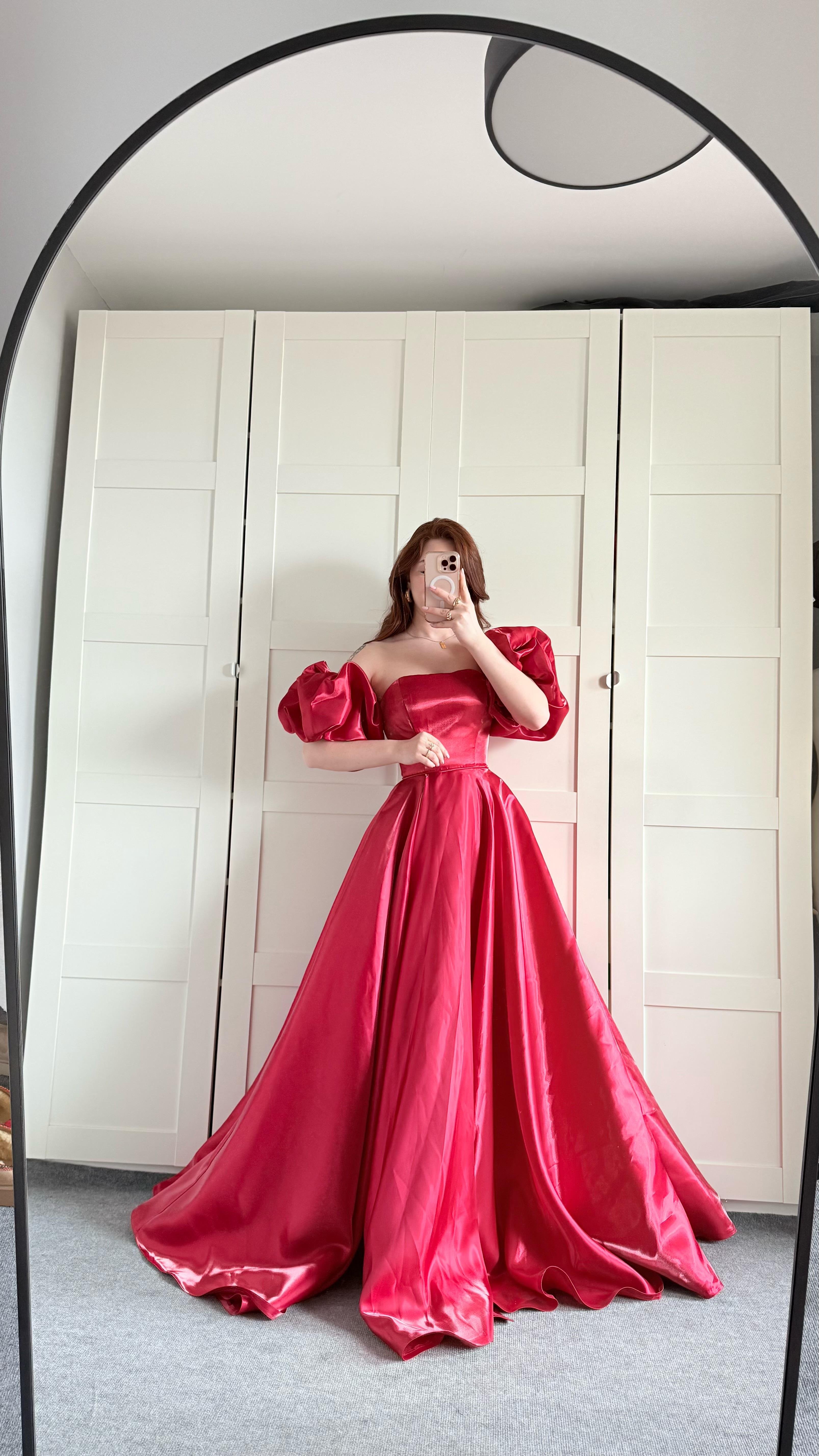 Barbie princess Abiye Kırmızı