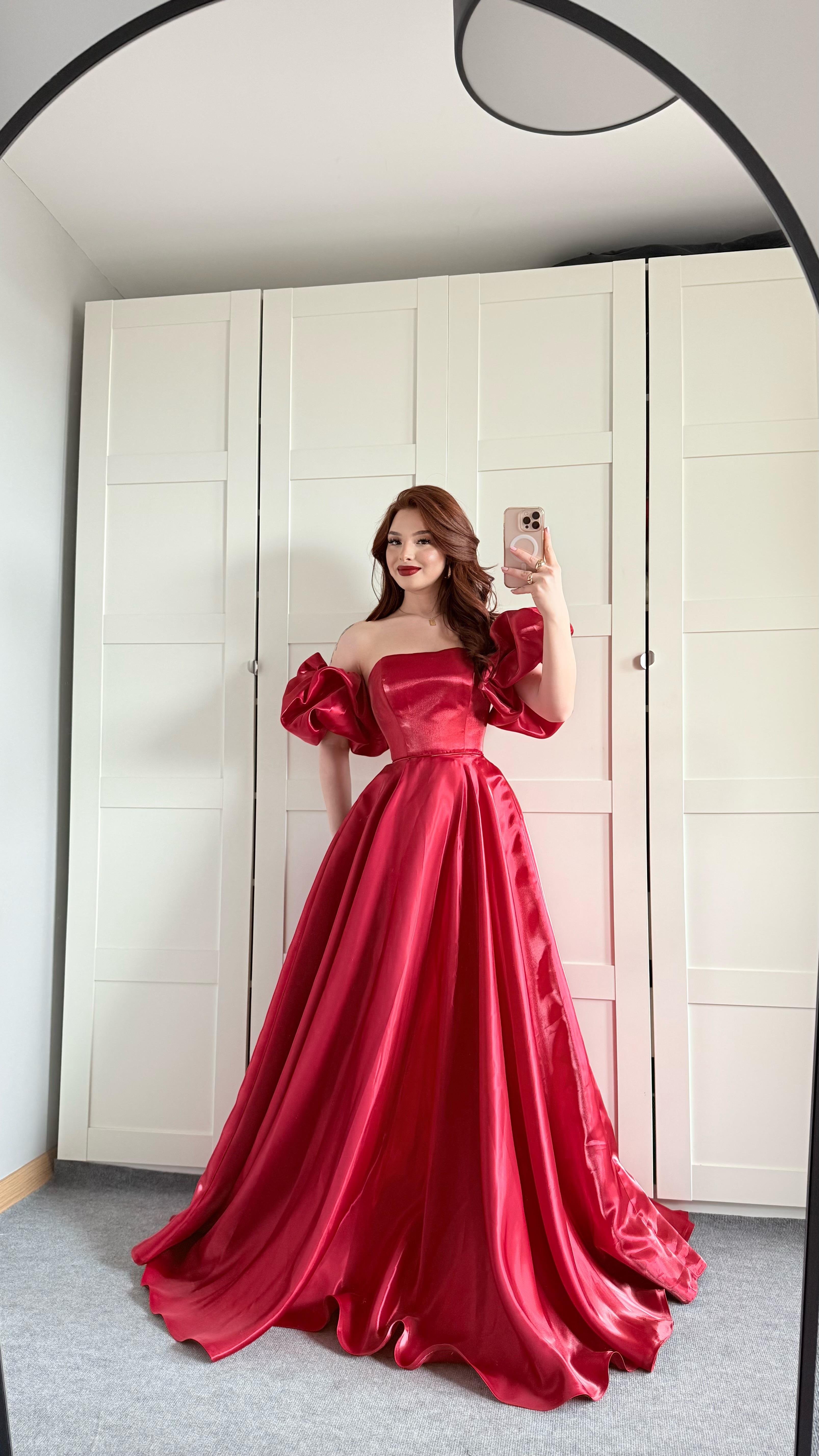 Barbie princess Abiye Kırmızı