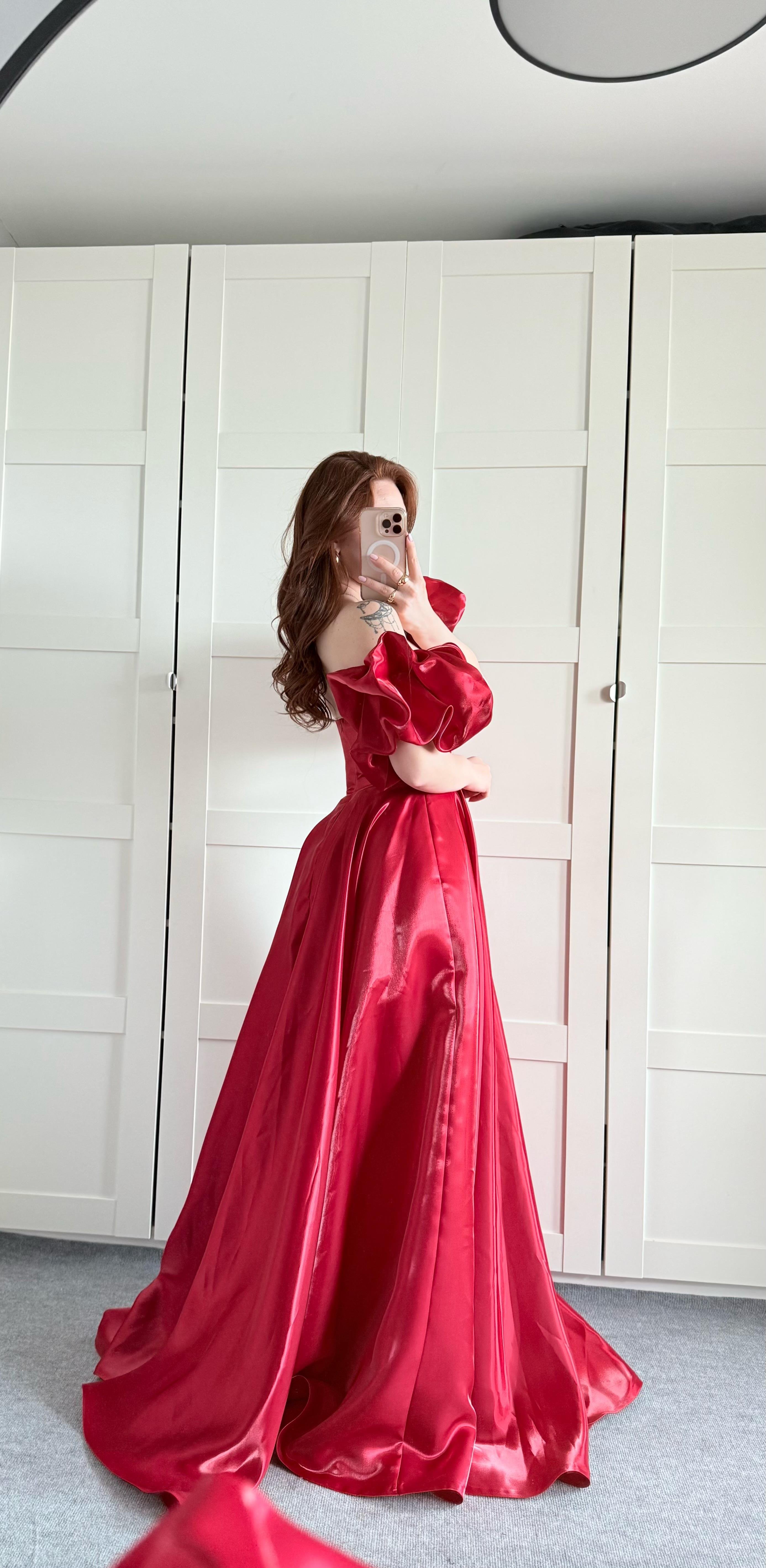 Barbie princess Abiye Kırmızı