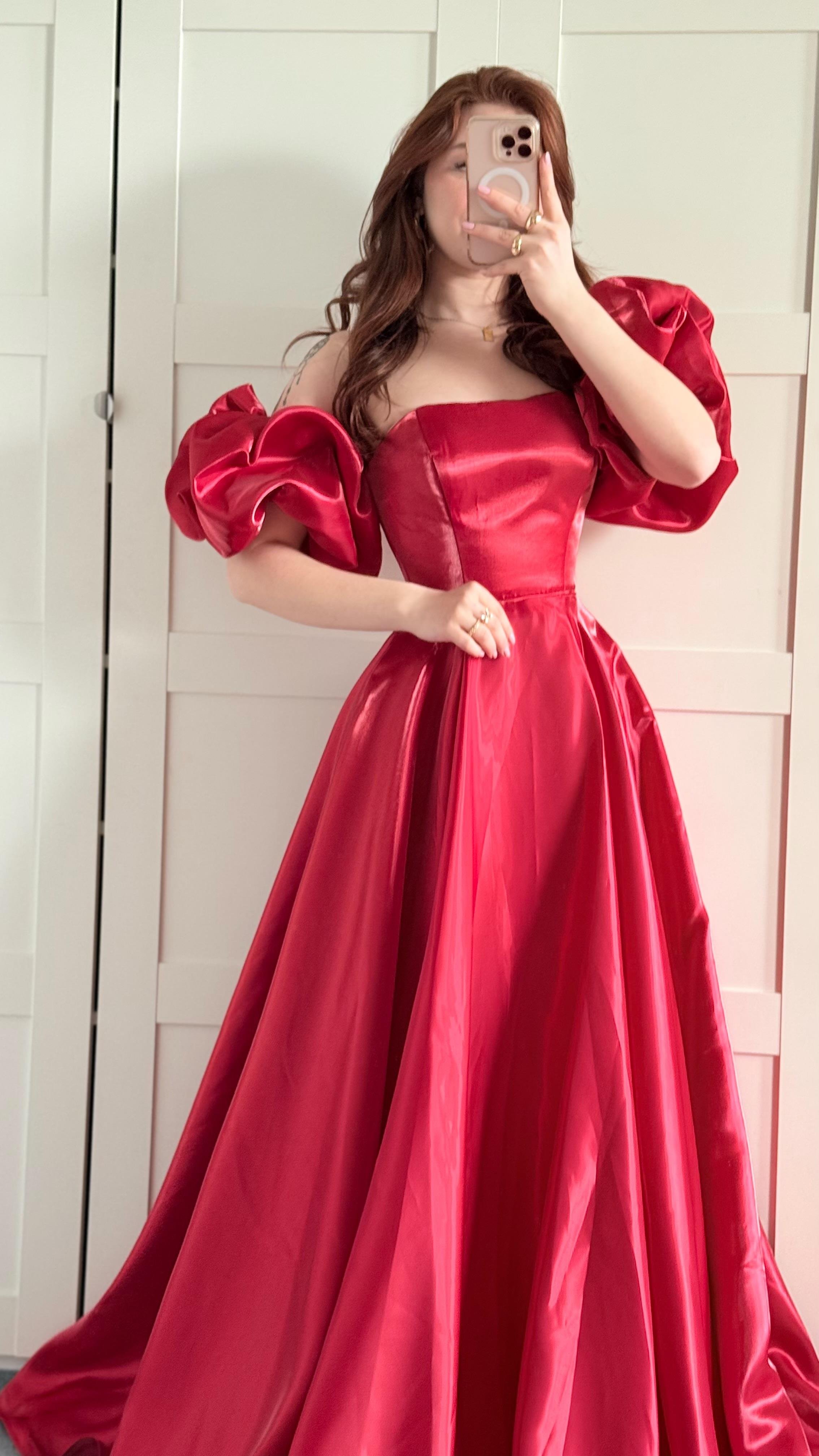 Barbie princess Abiye Kırmızı